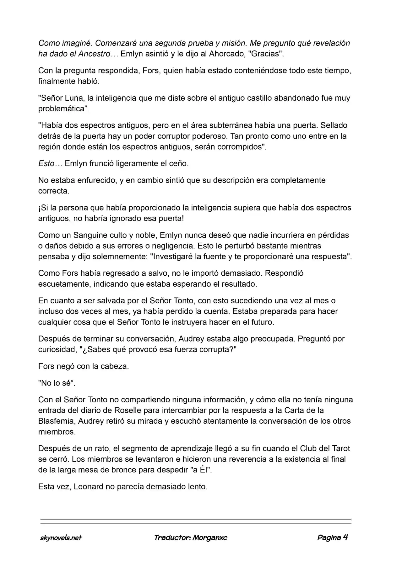 Lord Of The Mysteries (Novela) - Capítulo 963 - Página 4 - LectorTMOo