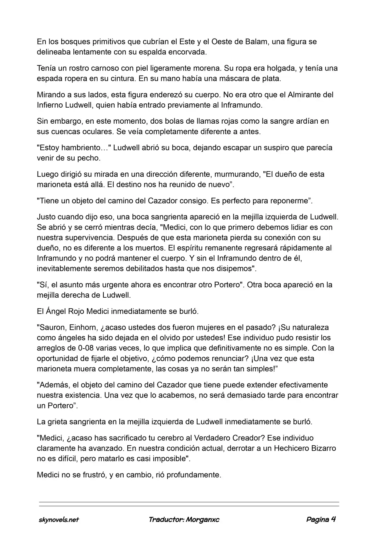 Lord Of The Mysteries (Novela) - Capítulo 965 - Página 4 - LectorTMOo