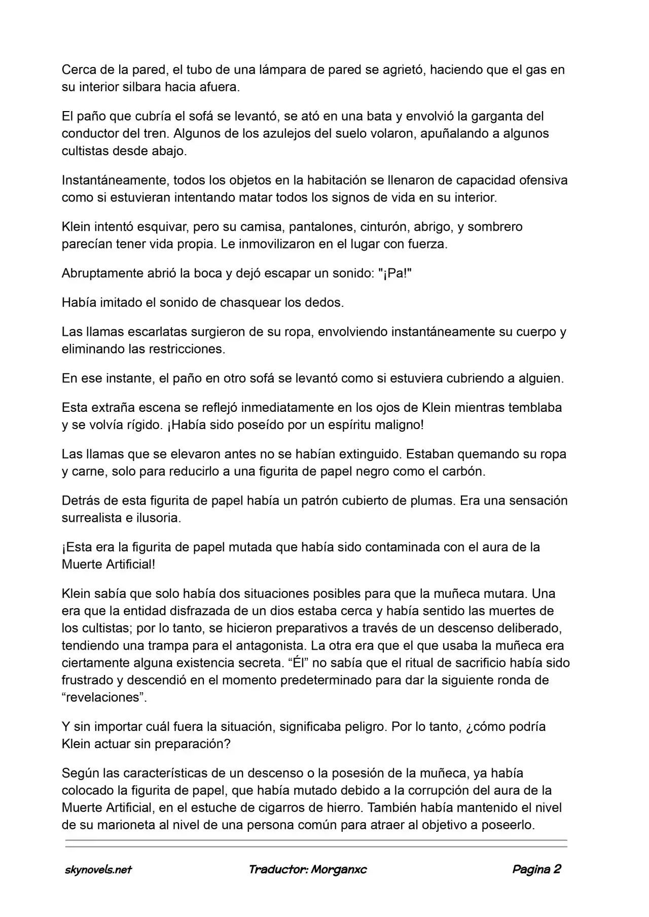 Lord Of The Mysteries (Novela) - Capítulo 968 - Página 2 - LectorTMOo