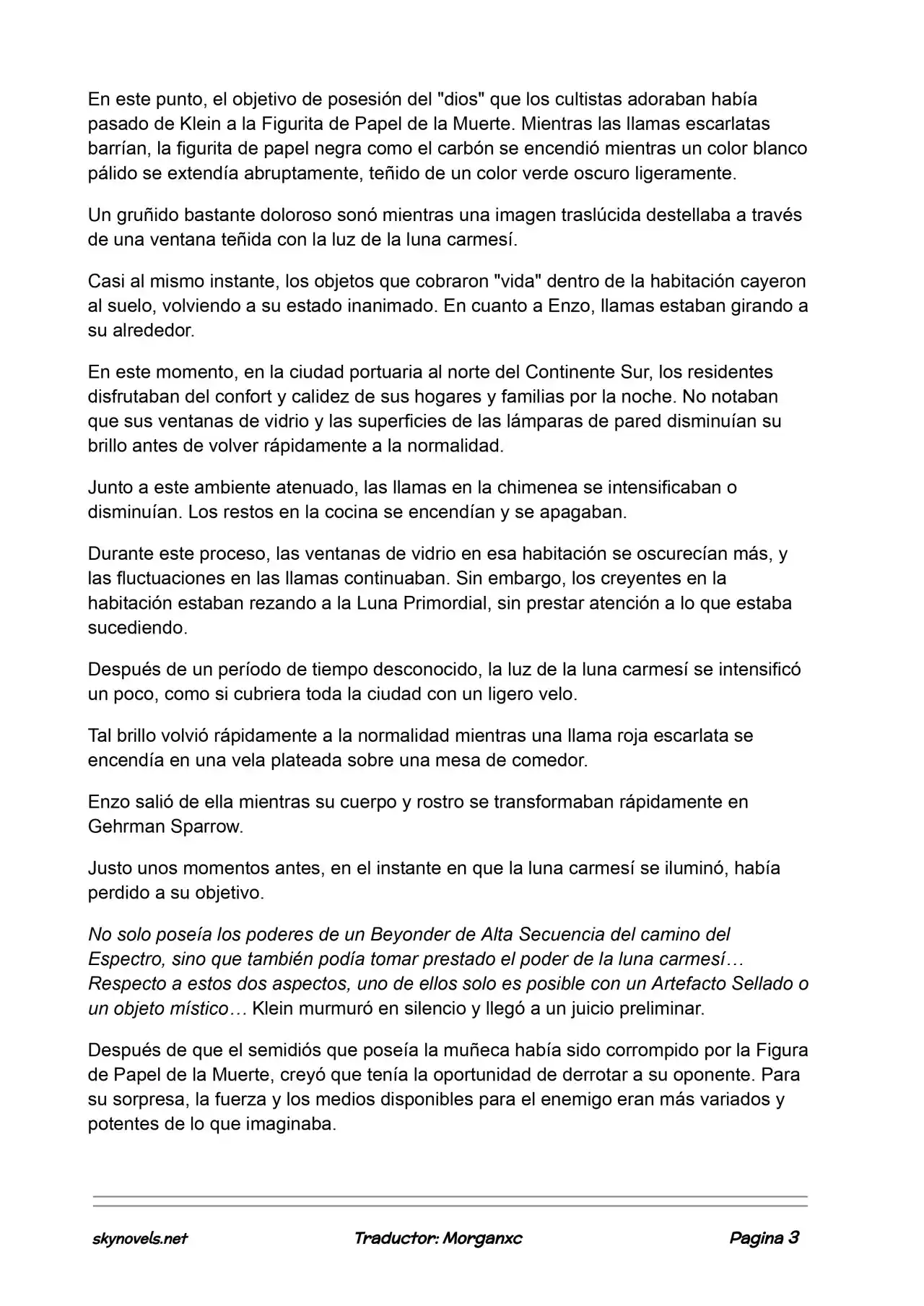 Lord Of The Mysteries (Novela) - Capítulo 968 - Página 3 - LectorTMOo