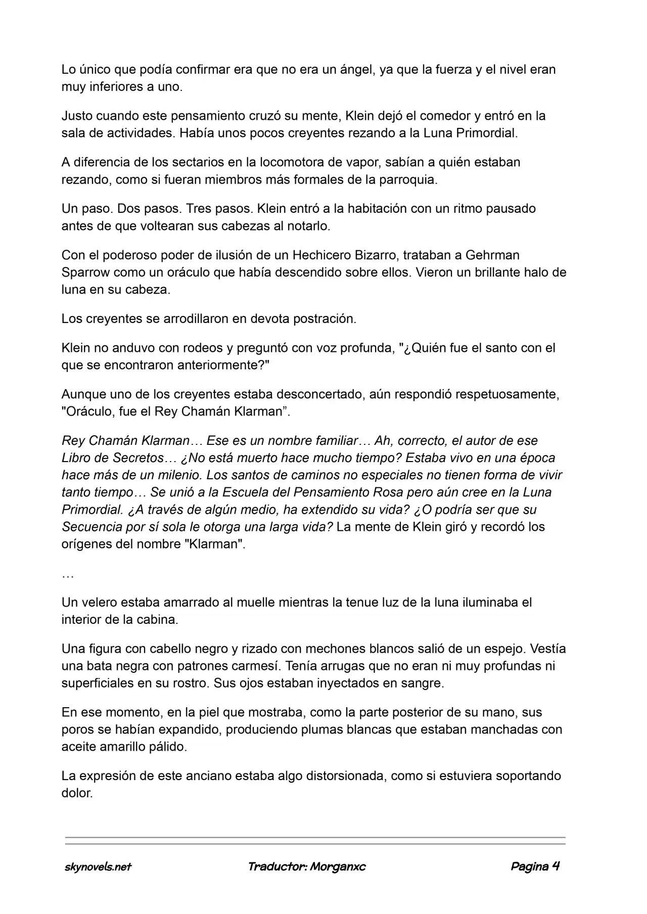 Lord Of The Mysteries (Novela) - Capítulo 968 - Página 4 - LectorTMOo