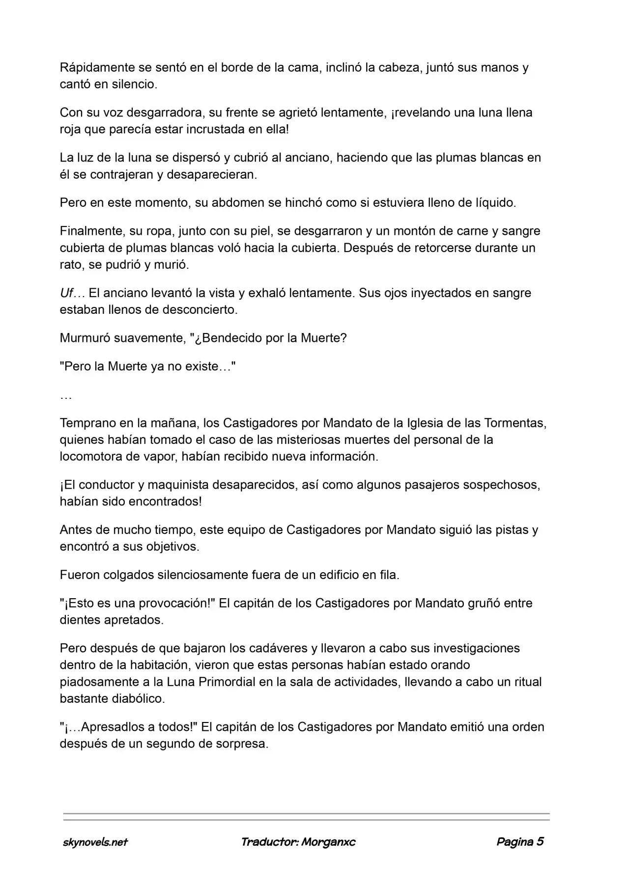Lord Of The Mysteries (Novela) - Capítulo 968 - Página 5 - LectorTMOo