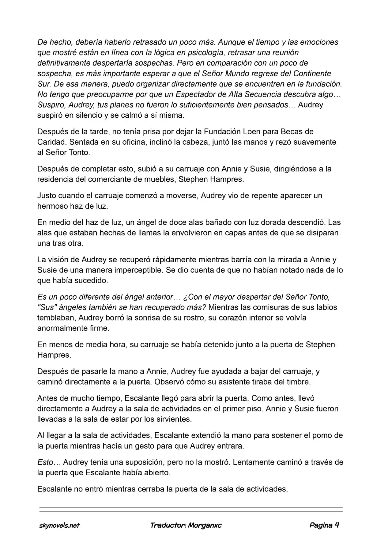 Lord Of The Mysteries (Novela) - Capítulo 973 - Página 4 - LectorTMOo