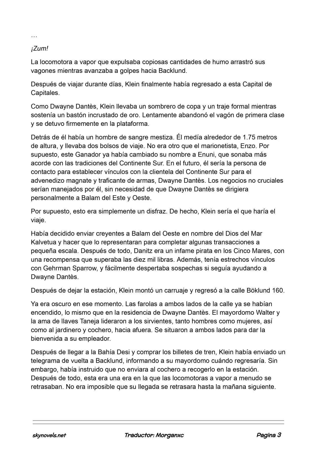 Lord Of The Mysteries (Novela) - Capítulo 975 - Página 3 - LectorTMOo