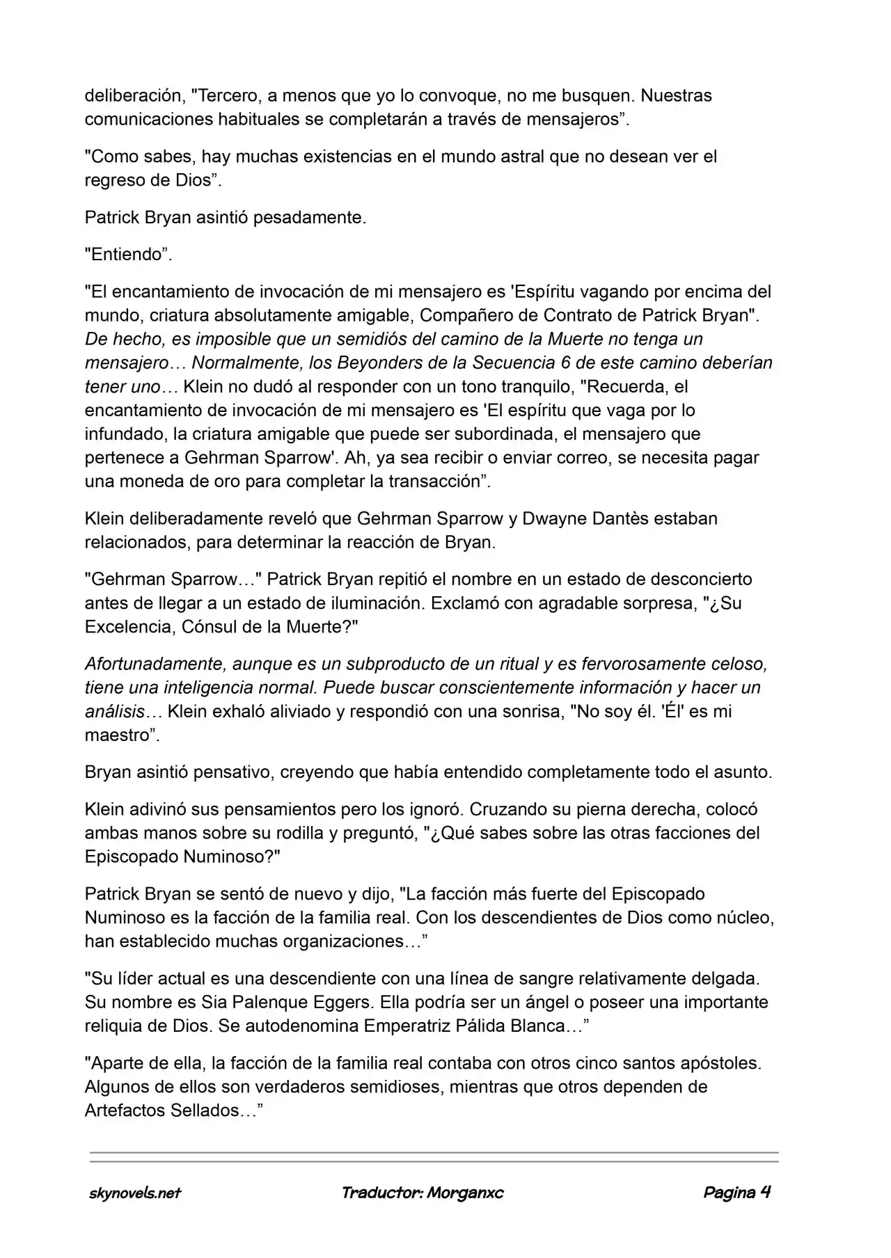 Lord Of The Mysteries (Novela) - Capítulo 977 - Página 4 - LectorTMOo