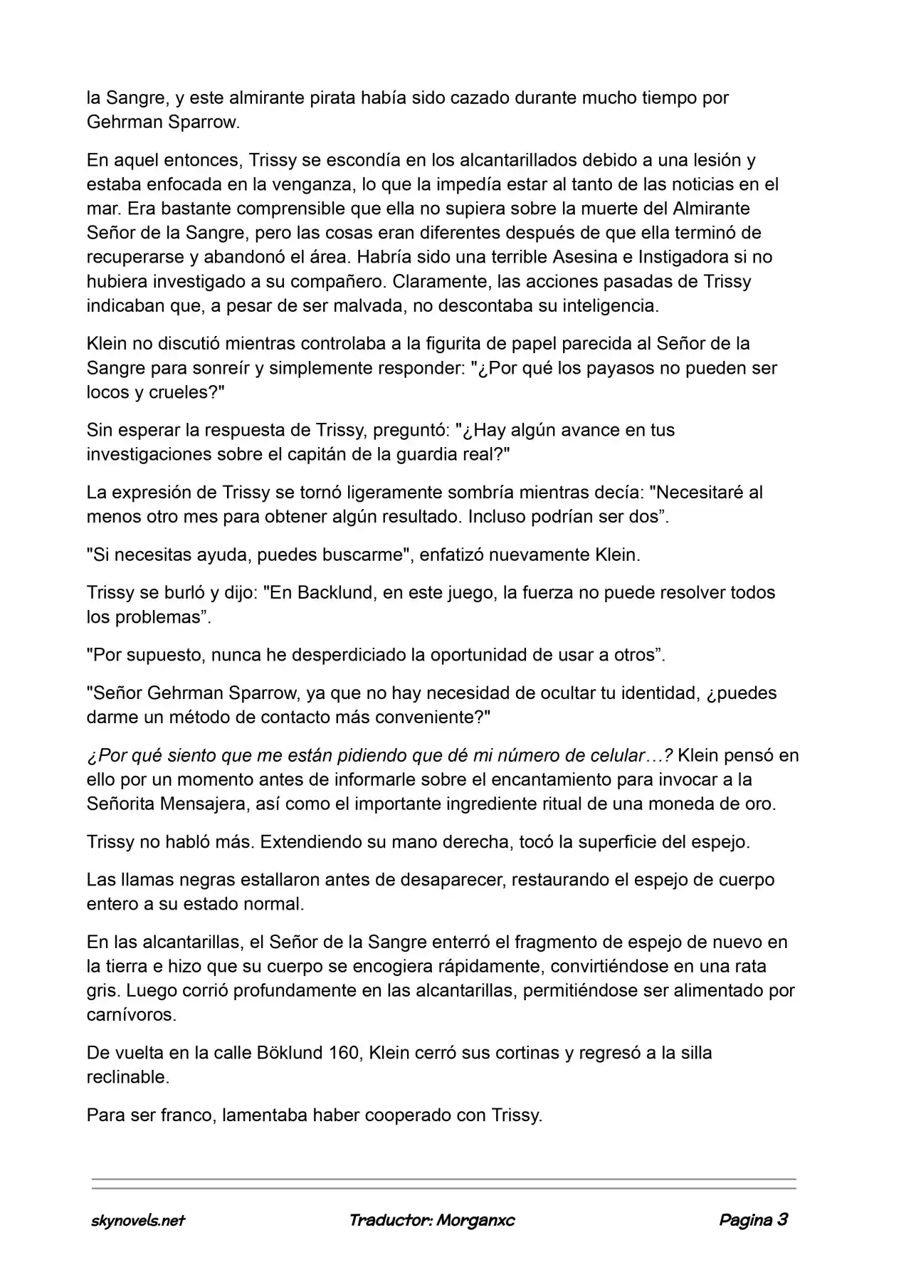 Lord Of The Mysteries (Novela) - Capítulo 978 - Página 3 - LectorTMOo