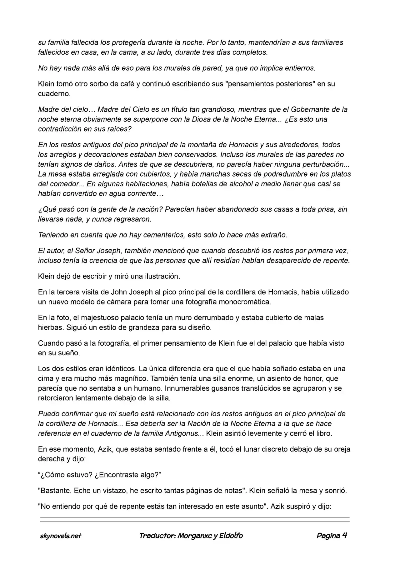 Lord Of The Mysteries (Novela) - Capítulo 98 - Página 4 - LectorTMOo