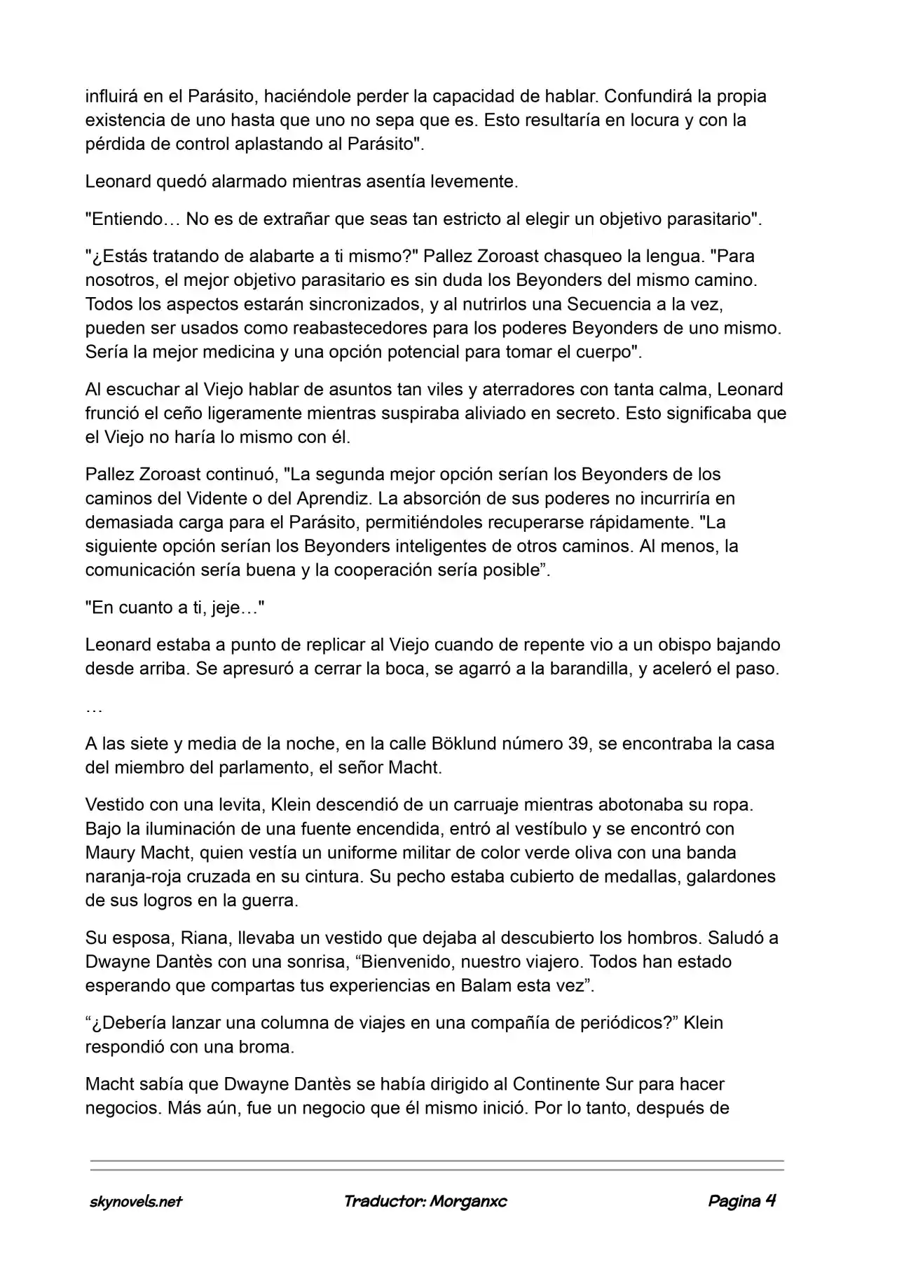 Lord Of The Mysteries (Novela) - Capítulo 980 - Página 4 - LectorTMOo