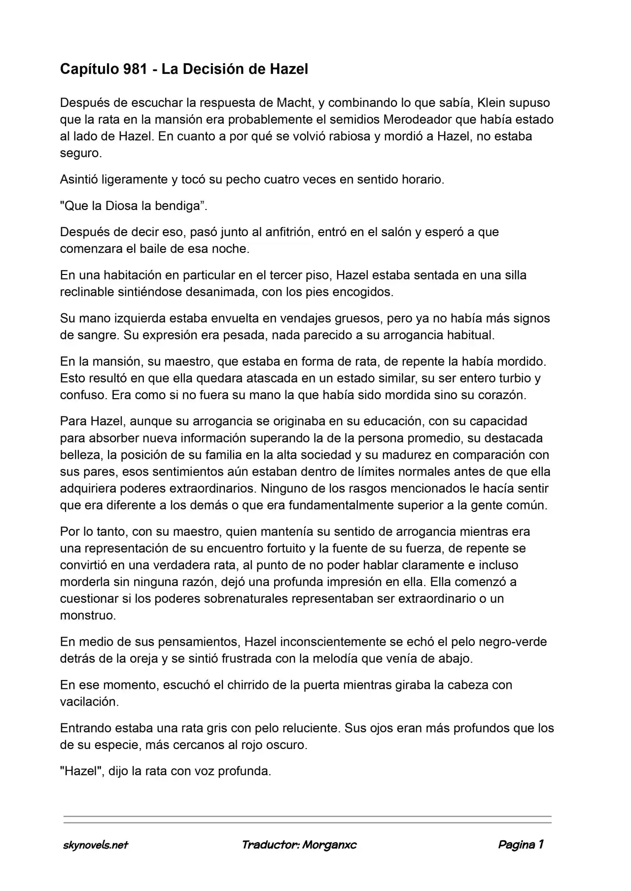 Lord Of The Mysteries (Novela) - Capítulo 981 - Página 1 - LectorTMOo