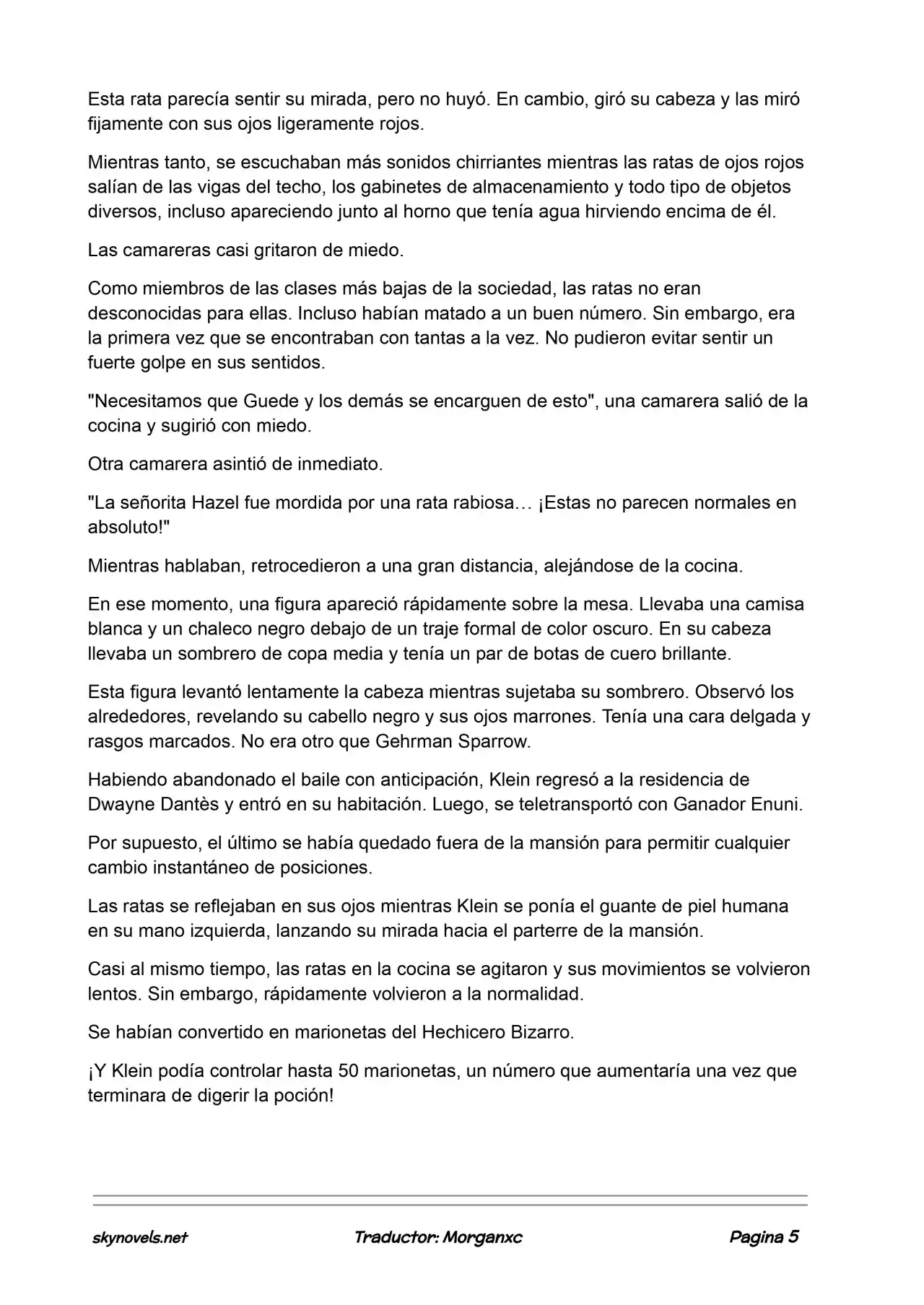 Lord Of The Mysteries (Novela) - Capítulo 981 - Página 5 - LectorTMOo