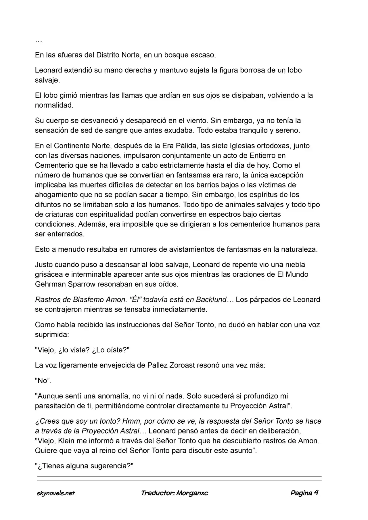 Lord Of The Mysteries (Novela) - Capítulo 984 - Página 4 - LectorTMOo