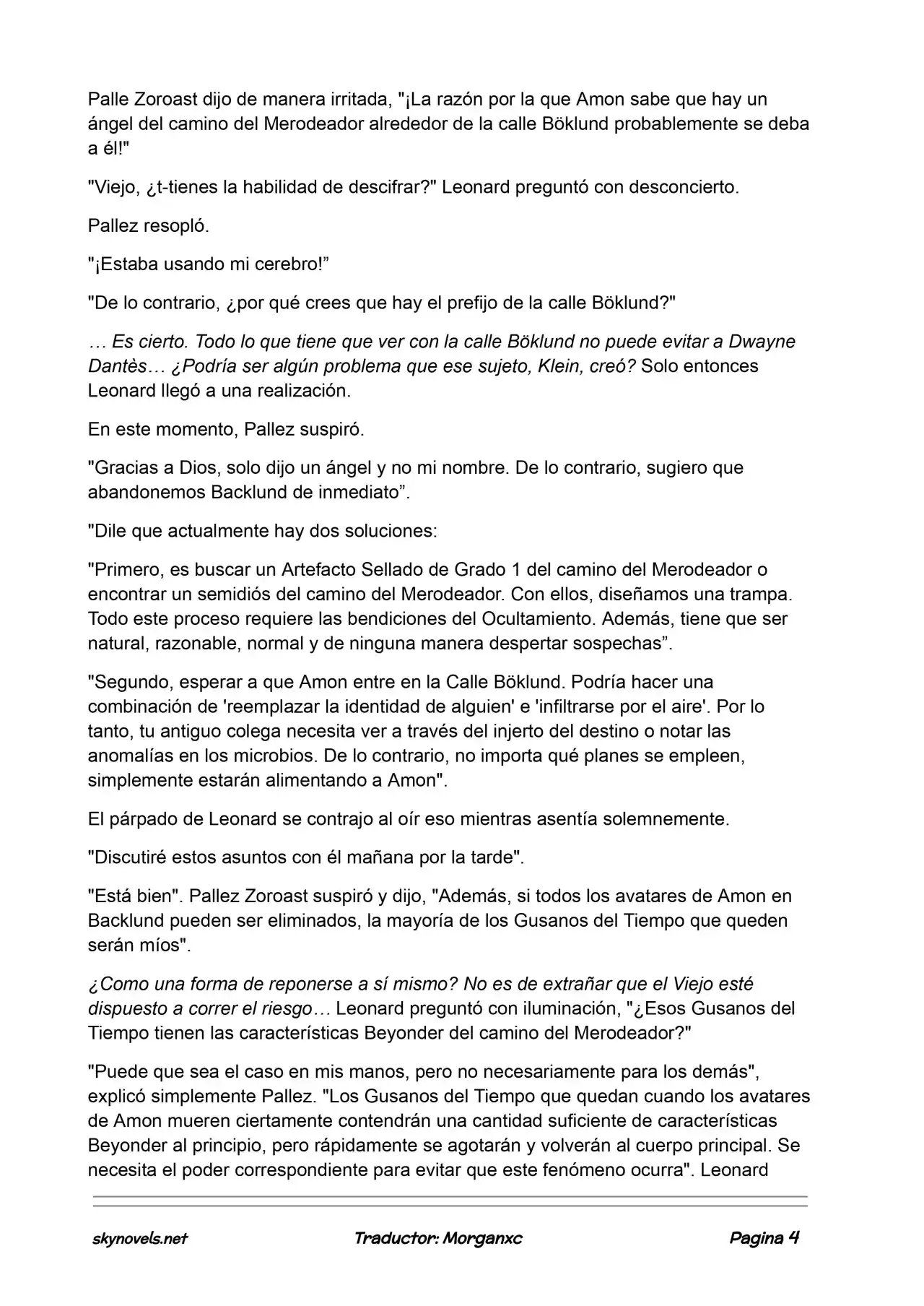 Lord Of The Mysteries (Novela) - Capítulo 986 - Página 4 - LectorTMOo