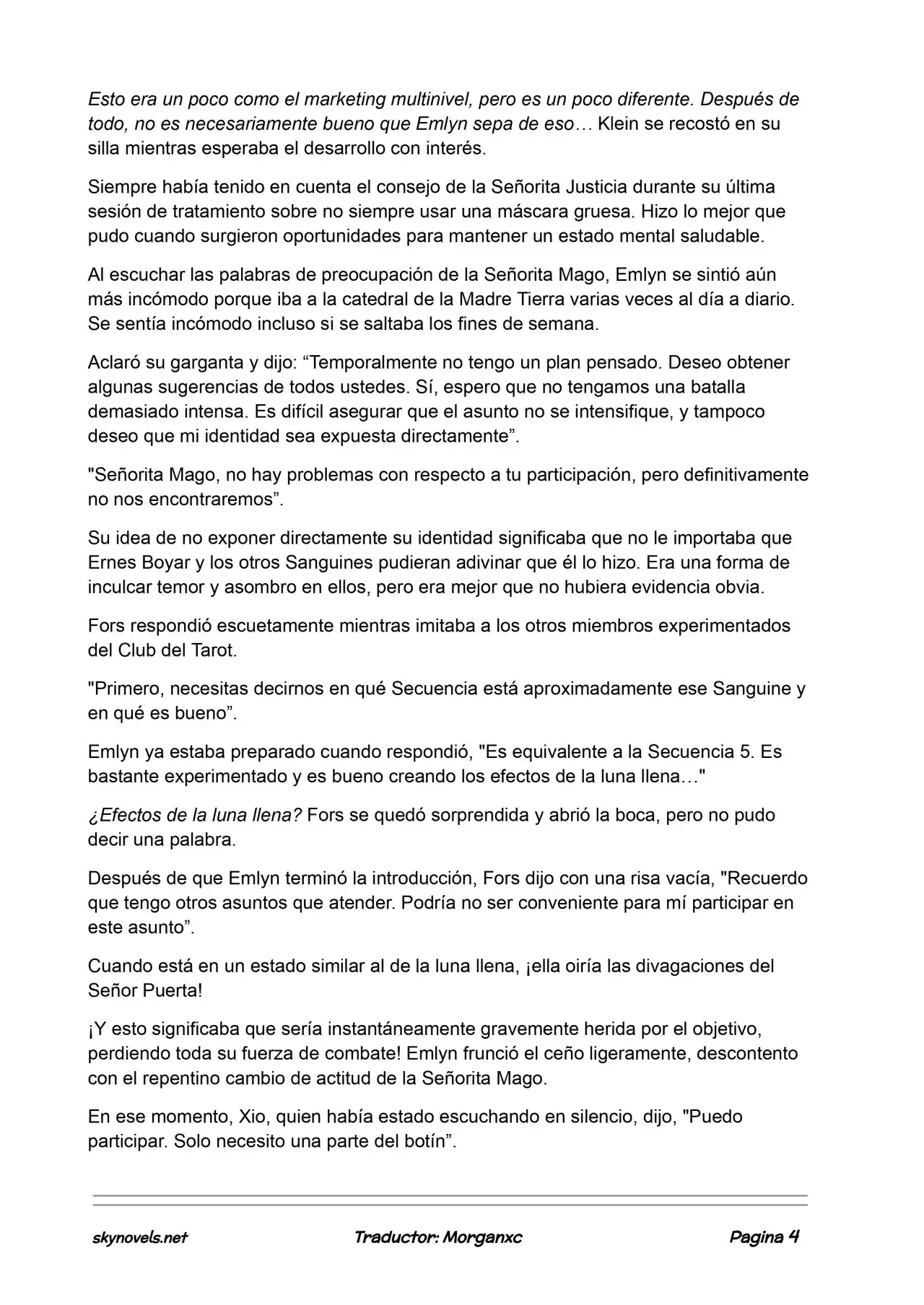 Lord Of The Mysteries (Novela) - Capítulo 988 - Página 4 - LectorTMOo