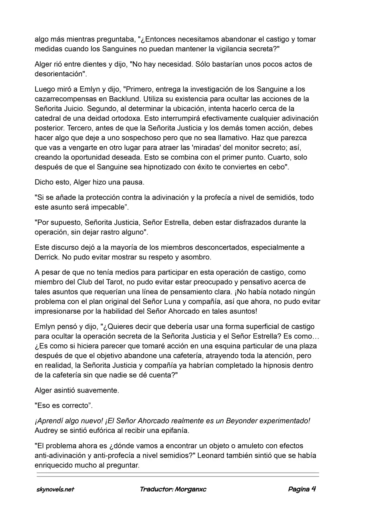 Lord Of The Mysteries (Novela) - Capítulo 989 - Página 4 - LectorTMOo