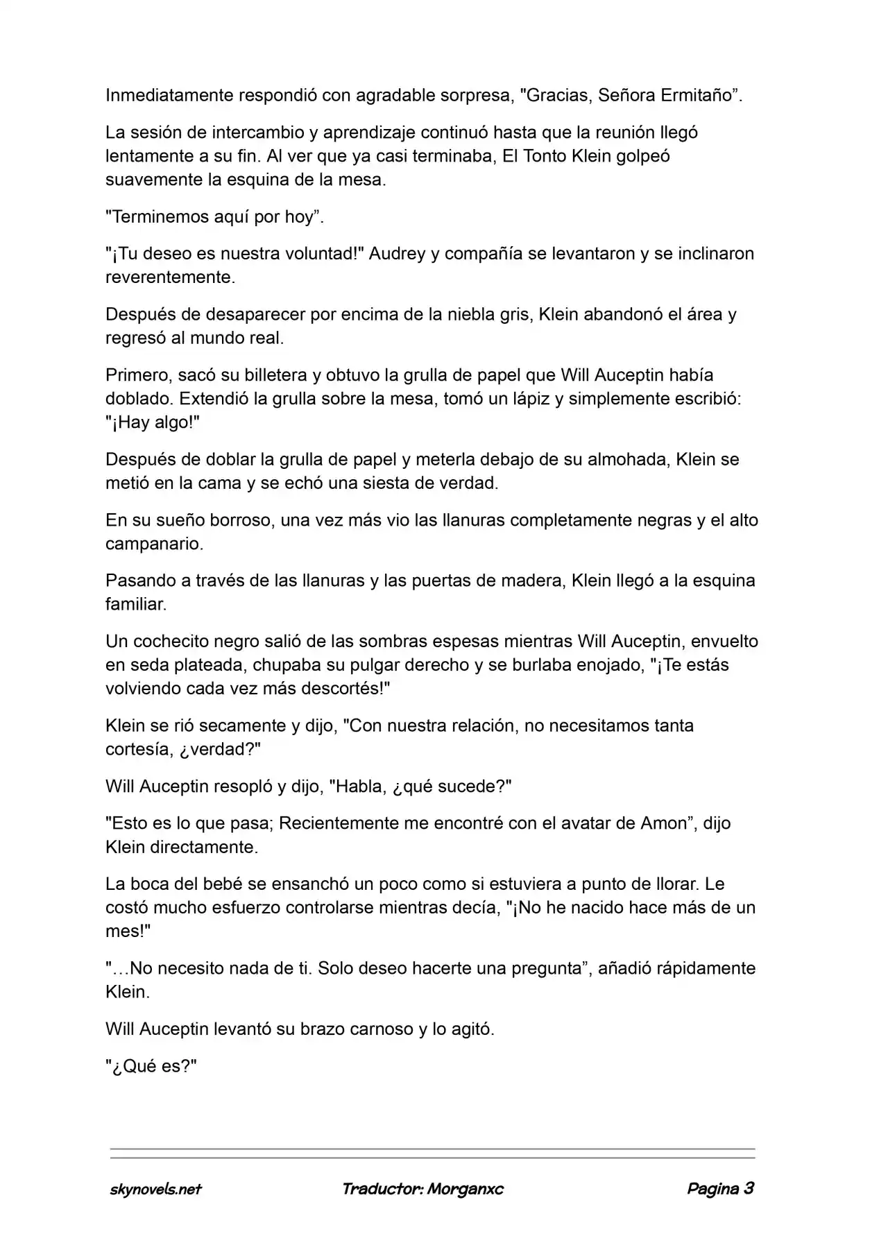 Lord Of The Mysteries (Novela) - Capítulo 991 - Página 3 - LectorTMOo