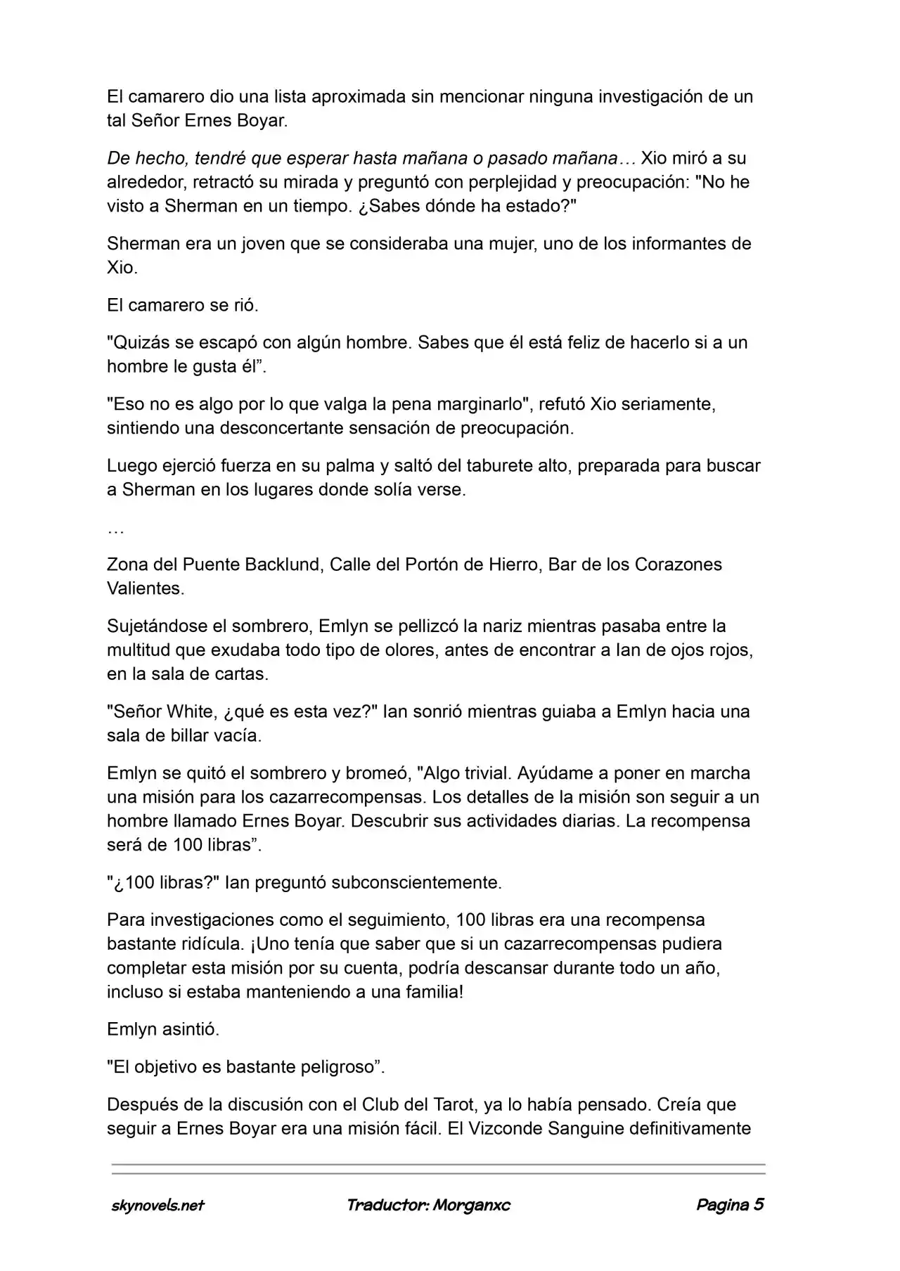 Lord Of The Mysteries (Novela) - Capítulo 994 - Página 5 - LectorTMOo