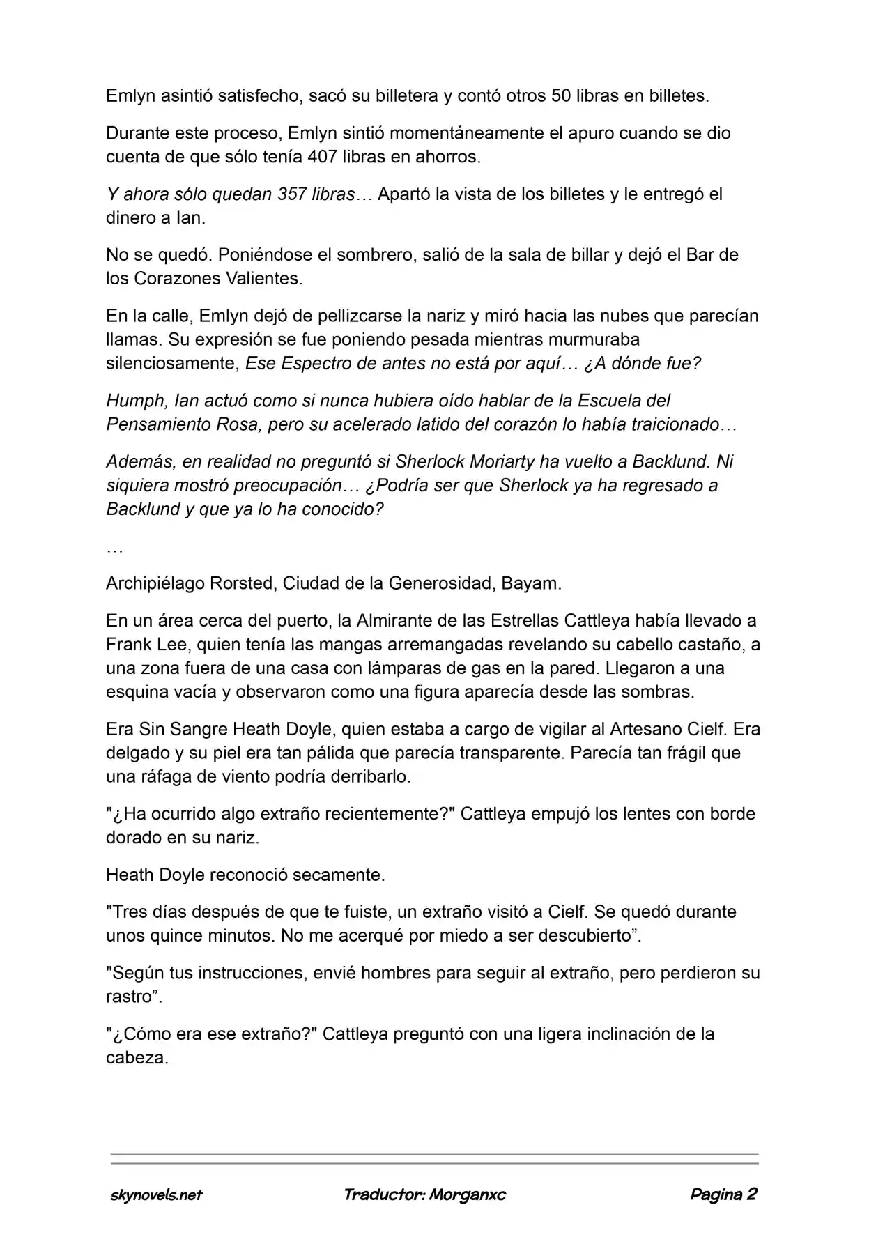 Lord Of The Mysteries (Novela) - Capítulo 995 - Página 2 - LectorTMOo