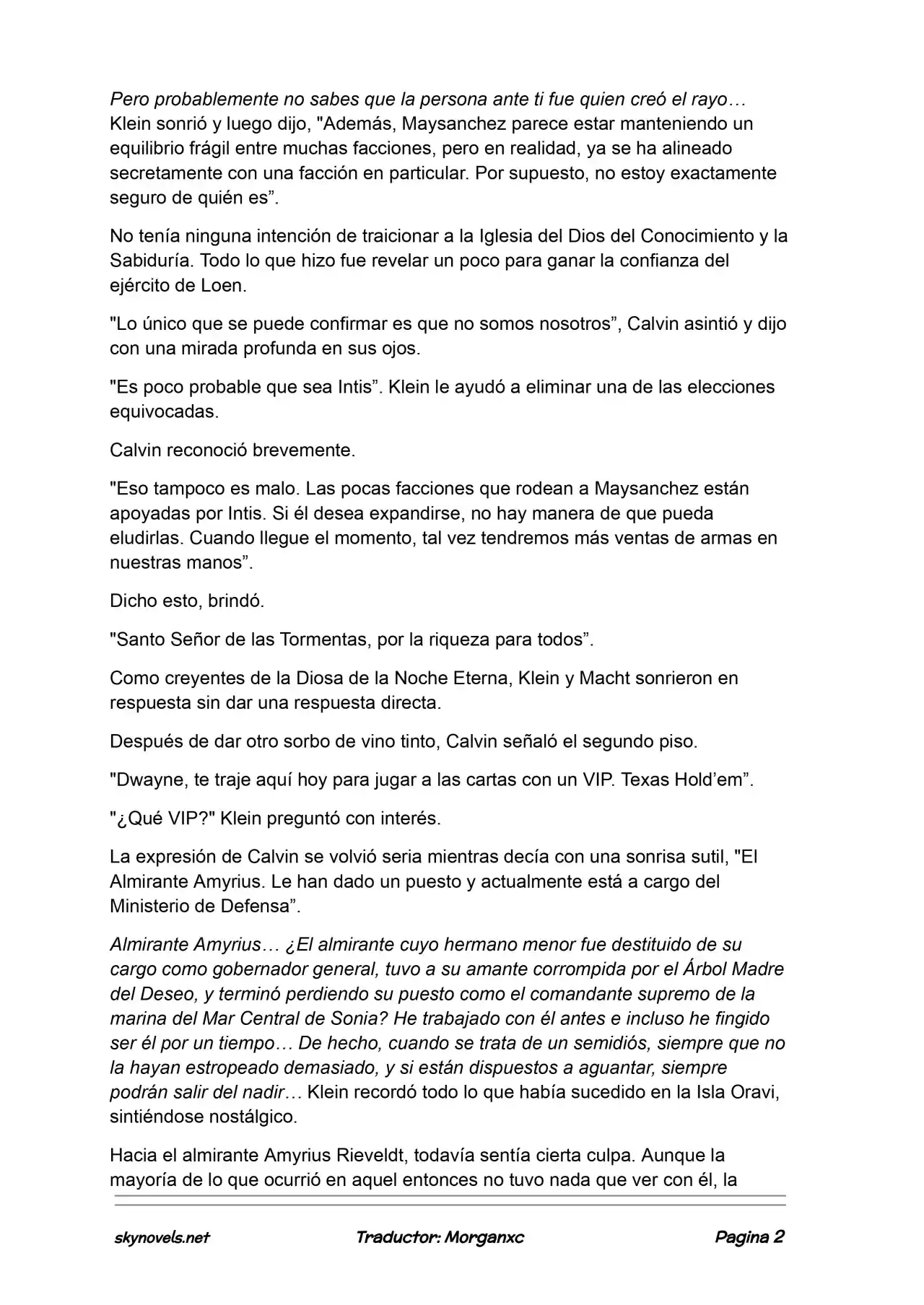 Lord Of The Mysteries (Novela) - Capítulo 996 - Página 2 - LectorTMOo