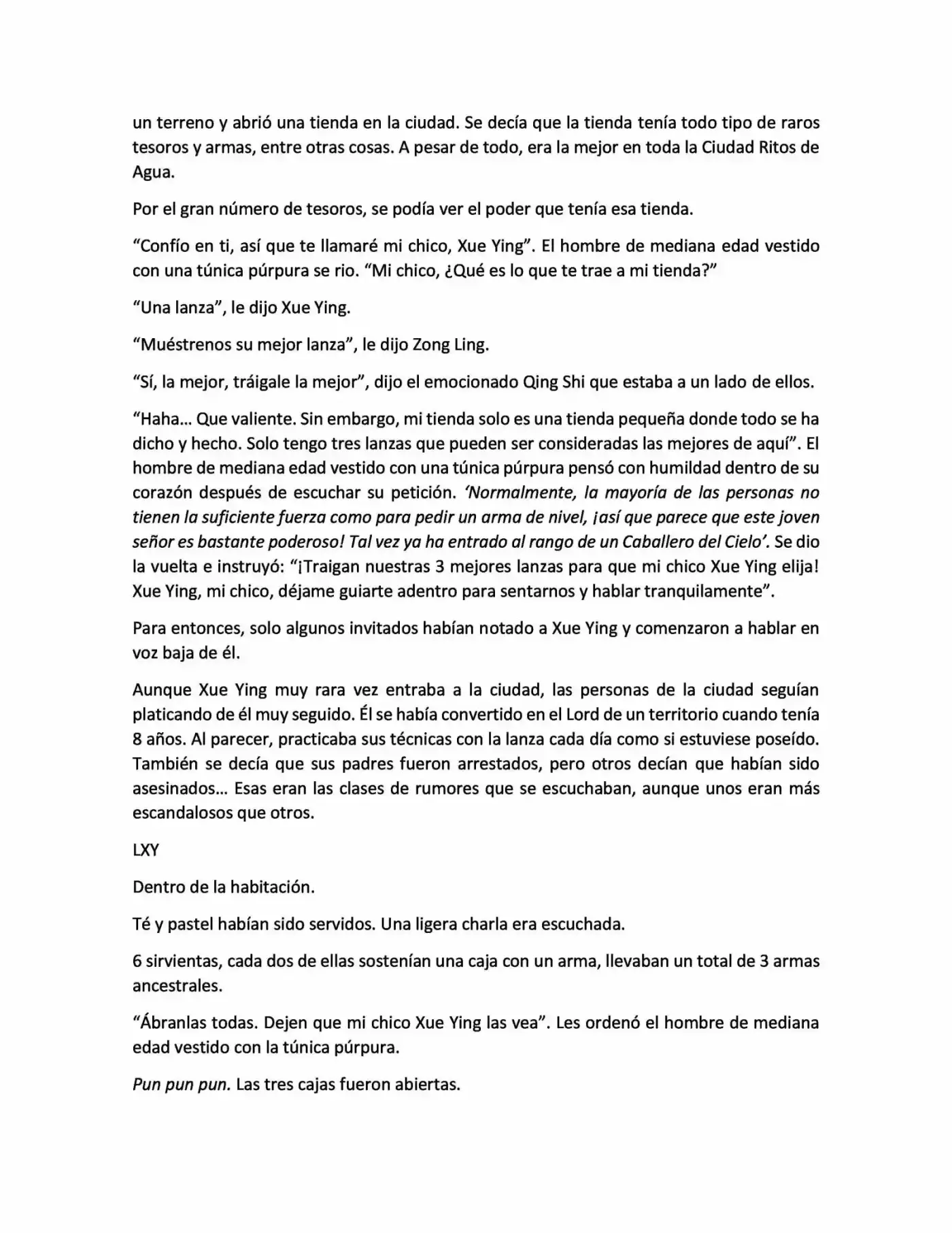 Lord Xue Ying (novela) (Novela) - Capítulo 13 - Página 4 - LectorTMOo