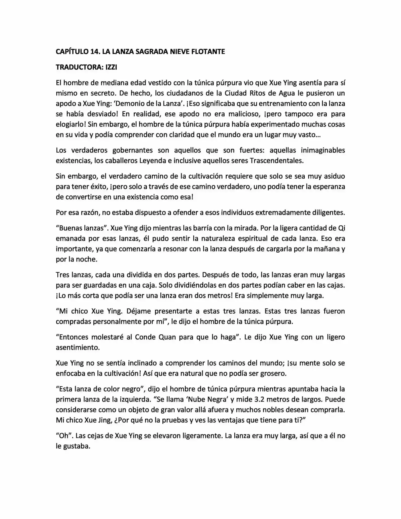 Lord Xue Ying (novela) (Novela) - Capítulo 14 - Página 1 - LectorTMOo