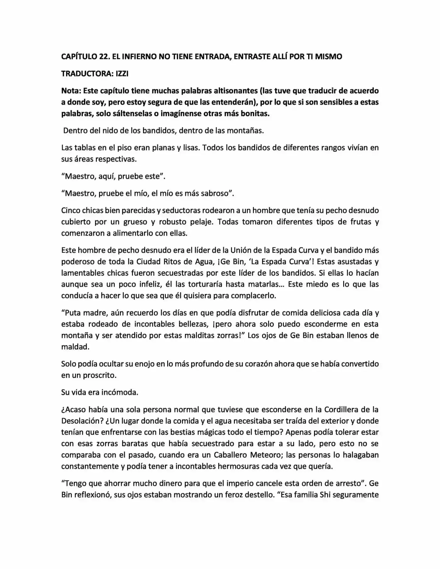 Lord Xue Ying (novela) (Novela) - Capítulo 22 - Página 1 - LectorTMOo