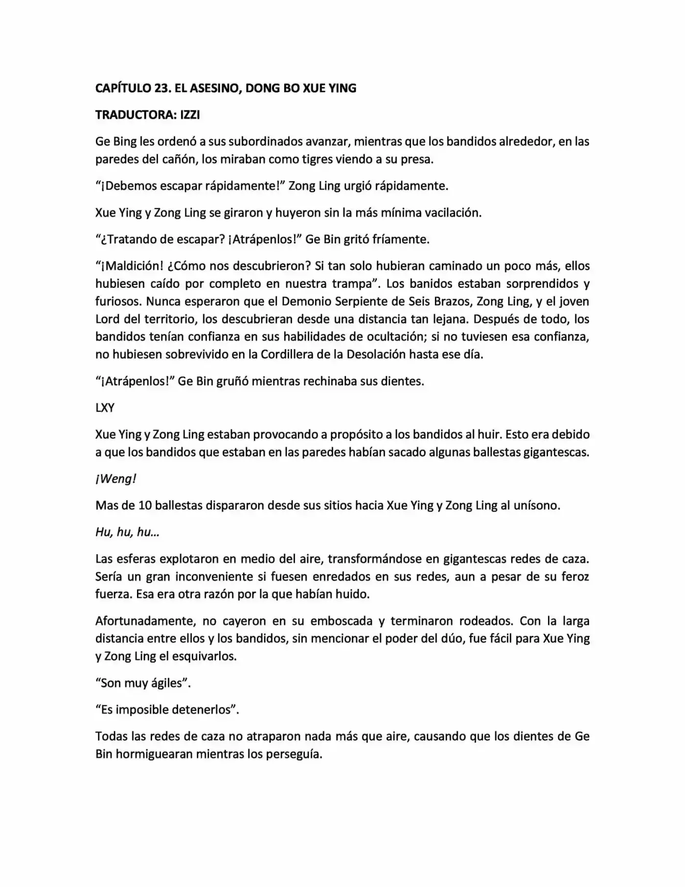 Lord Xue Ying (novela) (Novela) - Capítulo 23 - Página 1 - LectorTMOo