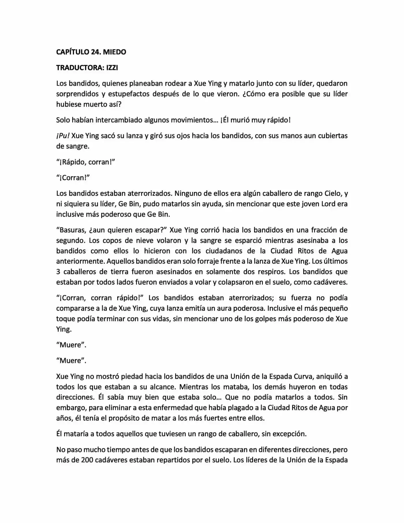 Lord Xue Ying (novela) (Novela) - Capítulo 24 - Página 1 - LectorTMOo