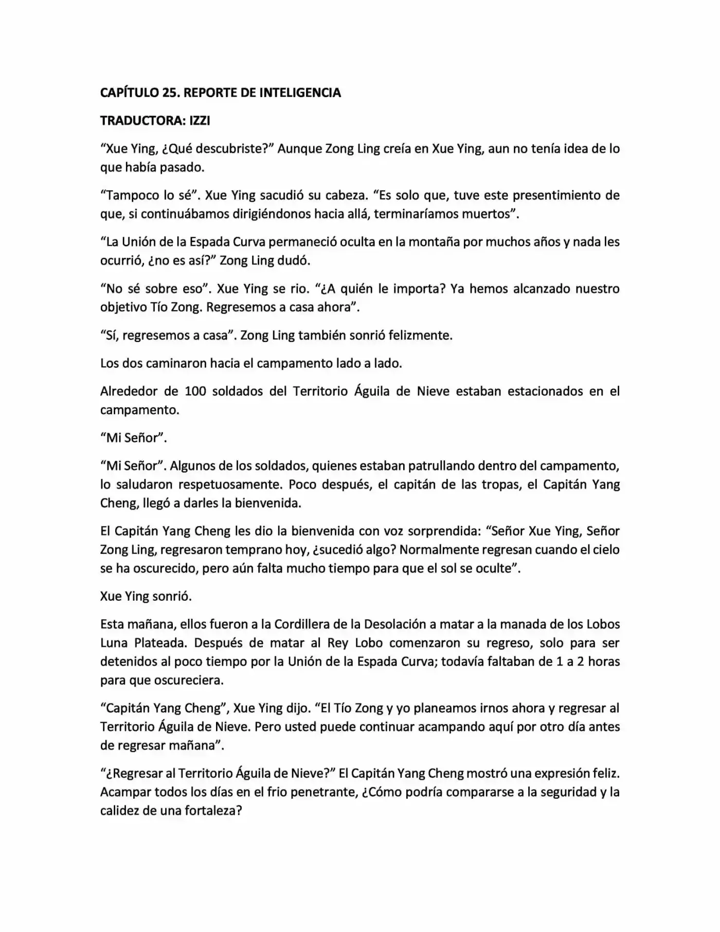 Lord Xue Ying (novela) (Novela) - Capítulo 25 - Página 1 - LectorTMOo