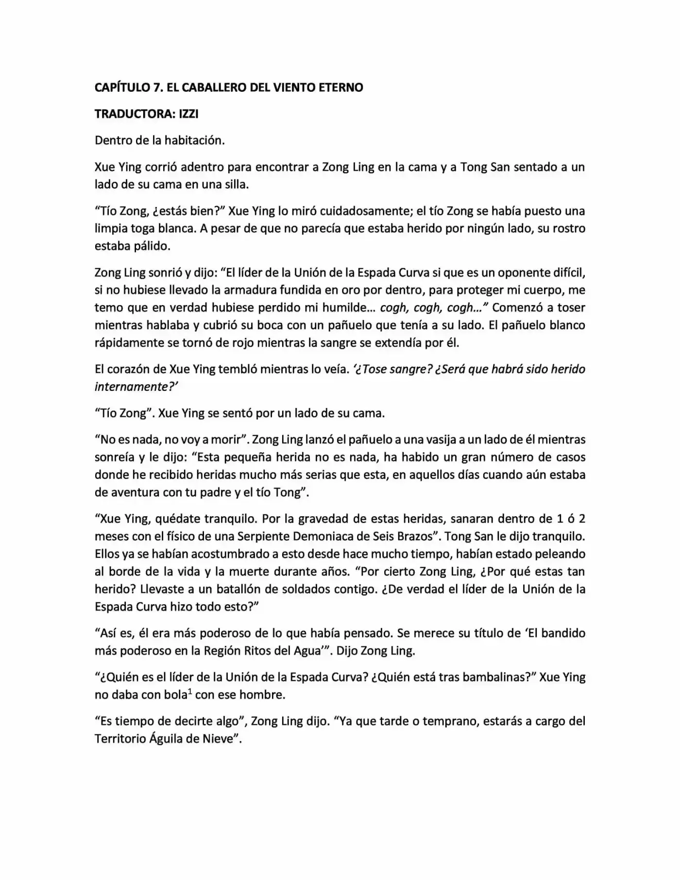 Lord Xue Ying (novela) (Novela) - Capítulo 7 - Página 1 - LectorTMOo