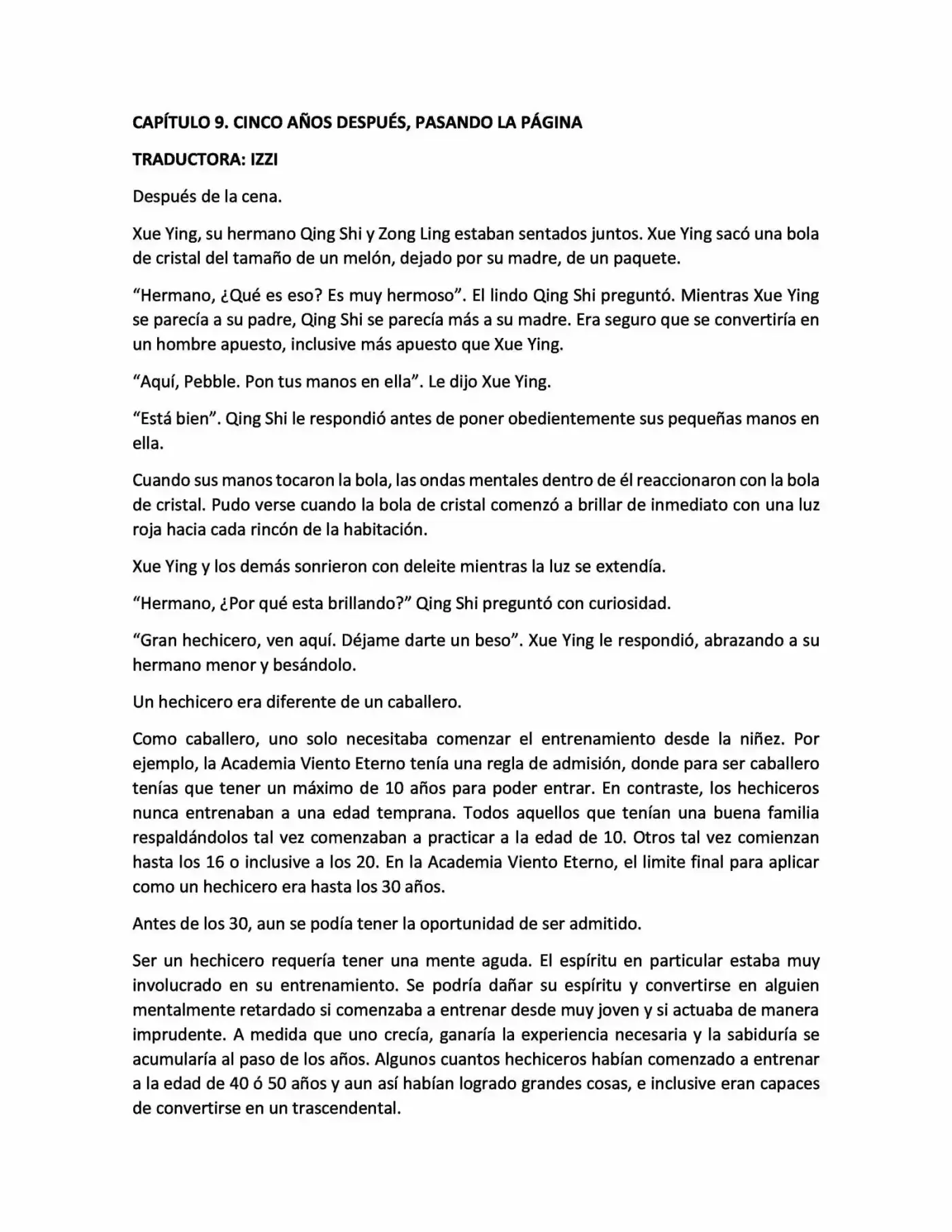 Lord Xue Ying (novela) (Novela) - Capítulo 9 - Página 1 - LectorTMOo