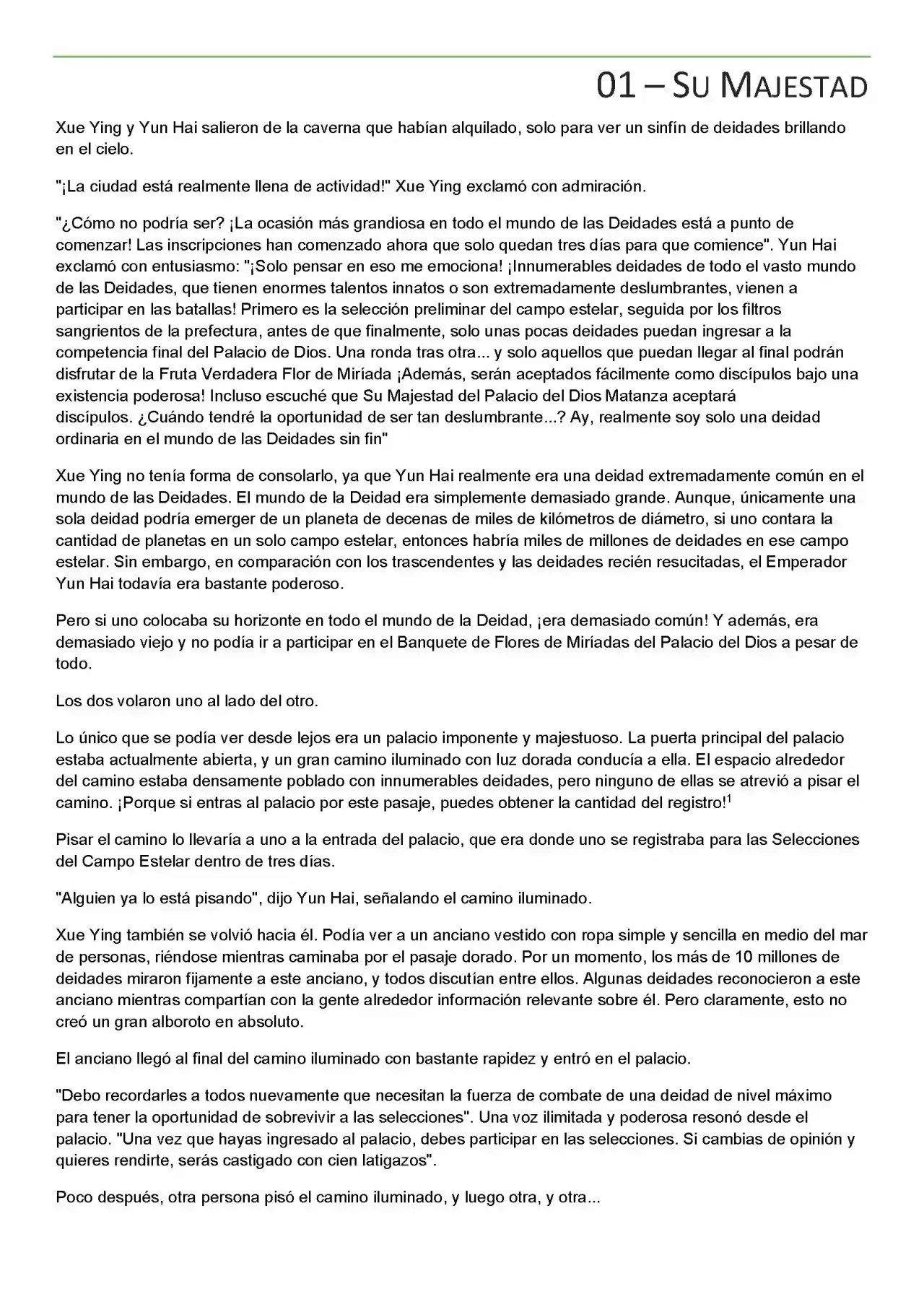 Lord Xue Ying (Novela) - Capítulo 419 - Página 1 - LectorTMOo
