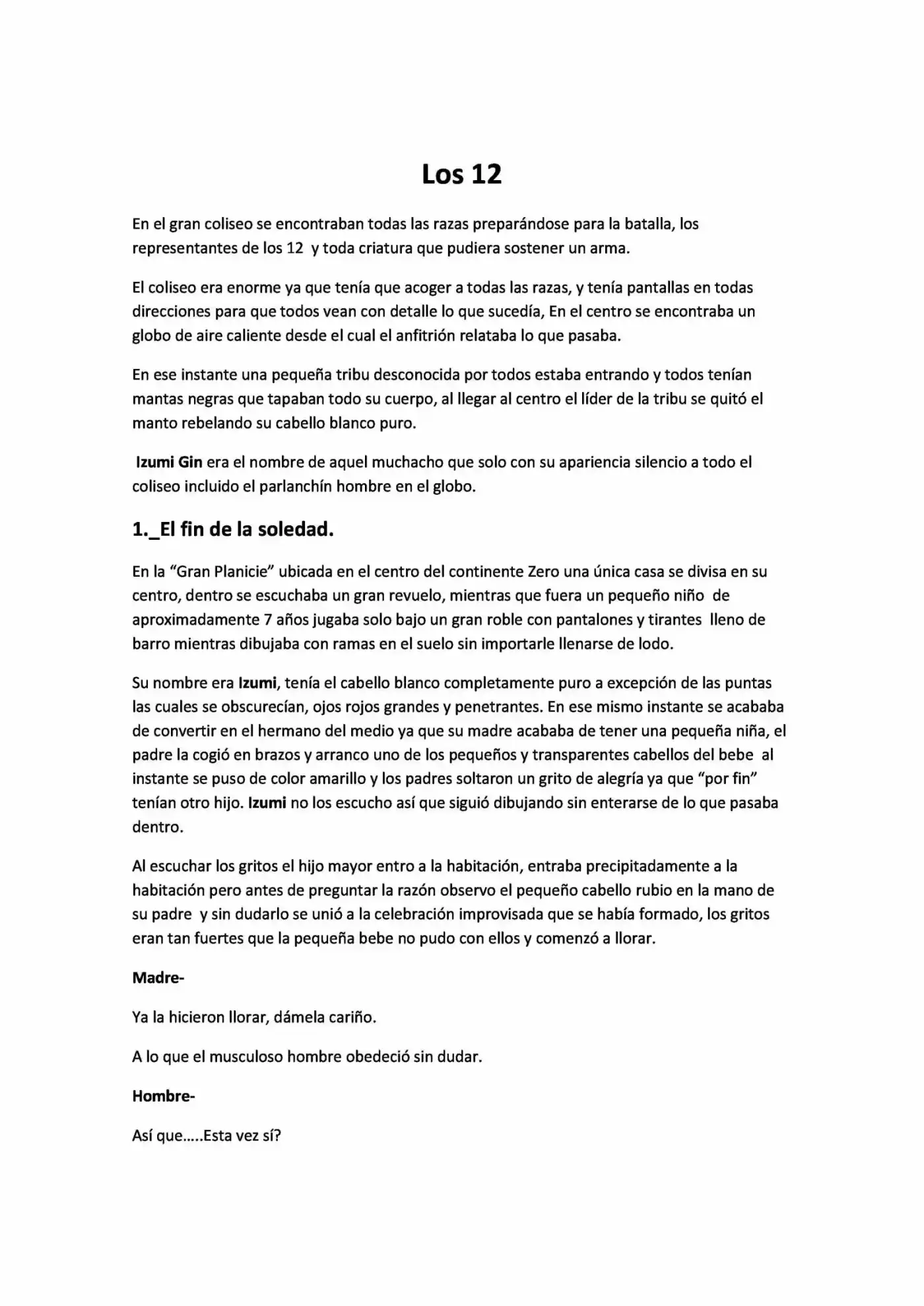 Los 12 (Novela) - Capítulo 1 - Página 1 - LectorTMOo