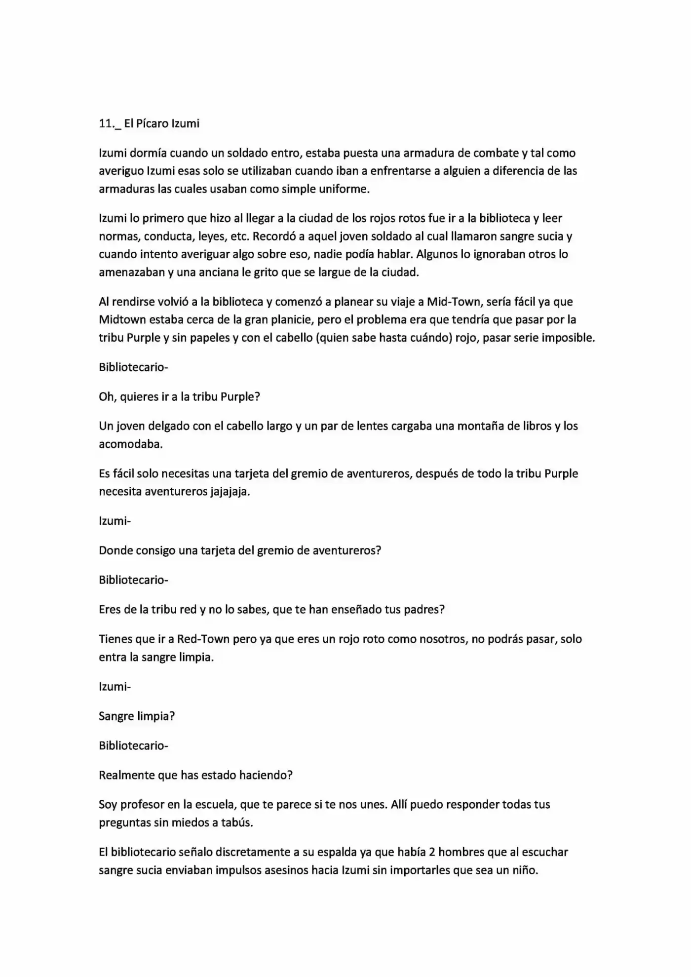 Los 12 (Novela) - Capítulo 11 - Página 1 - LectorTMOo