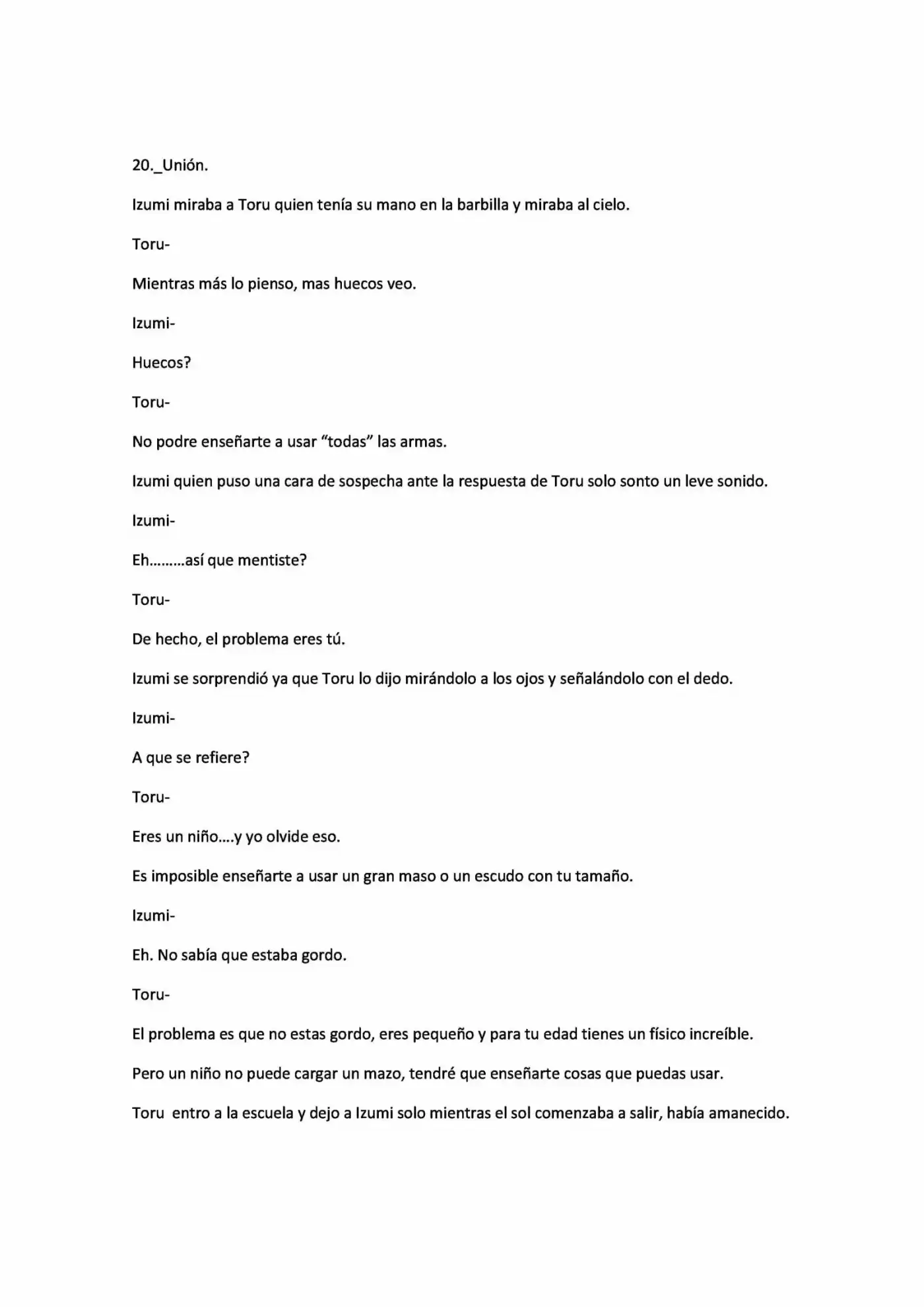 Los 12 (Novela) - Capítulo 20 - Página 1 - LectorTMOo