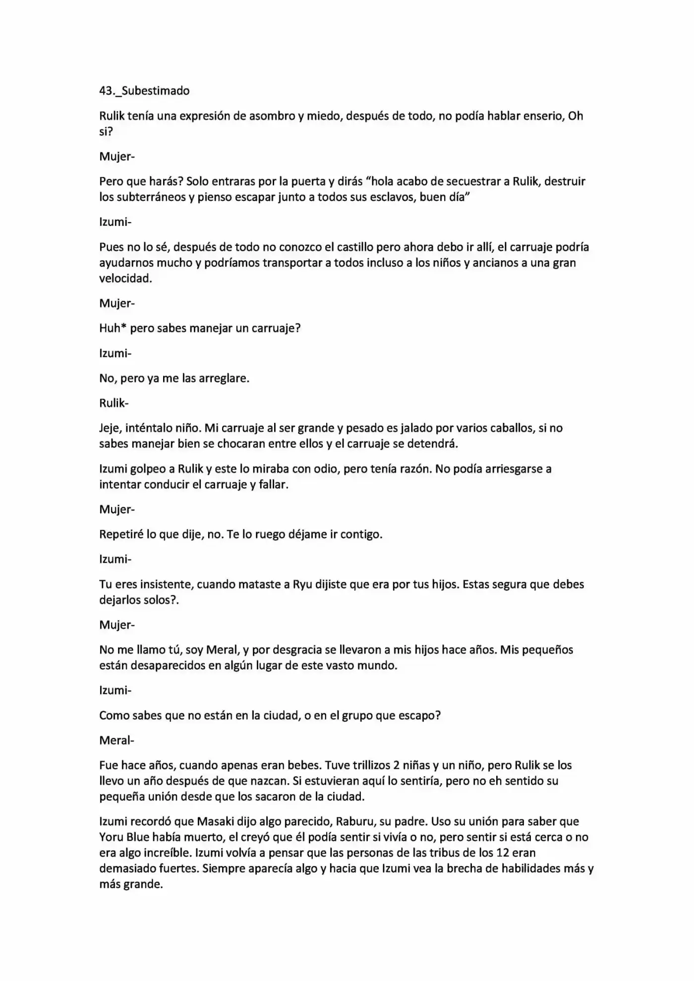 Los 12 (Novela) - Capítulo 43 - Página 1 - LectorTMOo