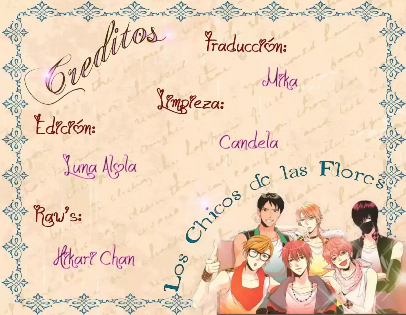 Los Chicos De Las Flores - Capítulo 21 - Página 1 - LectorTMOo