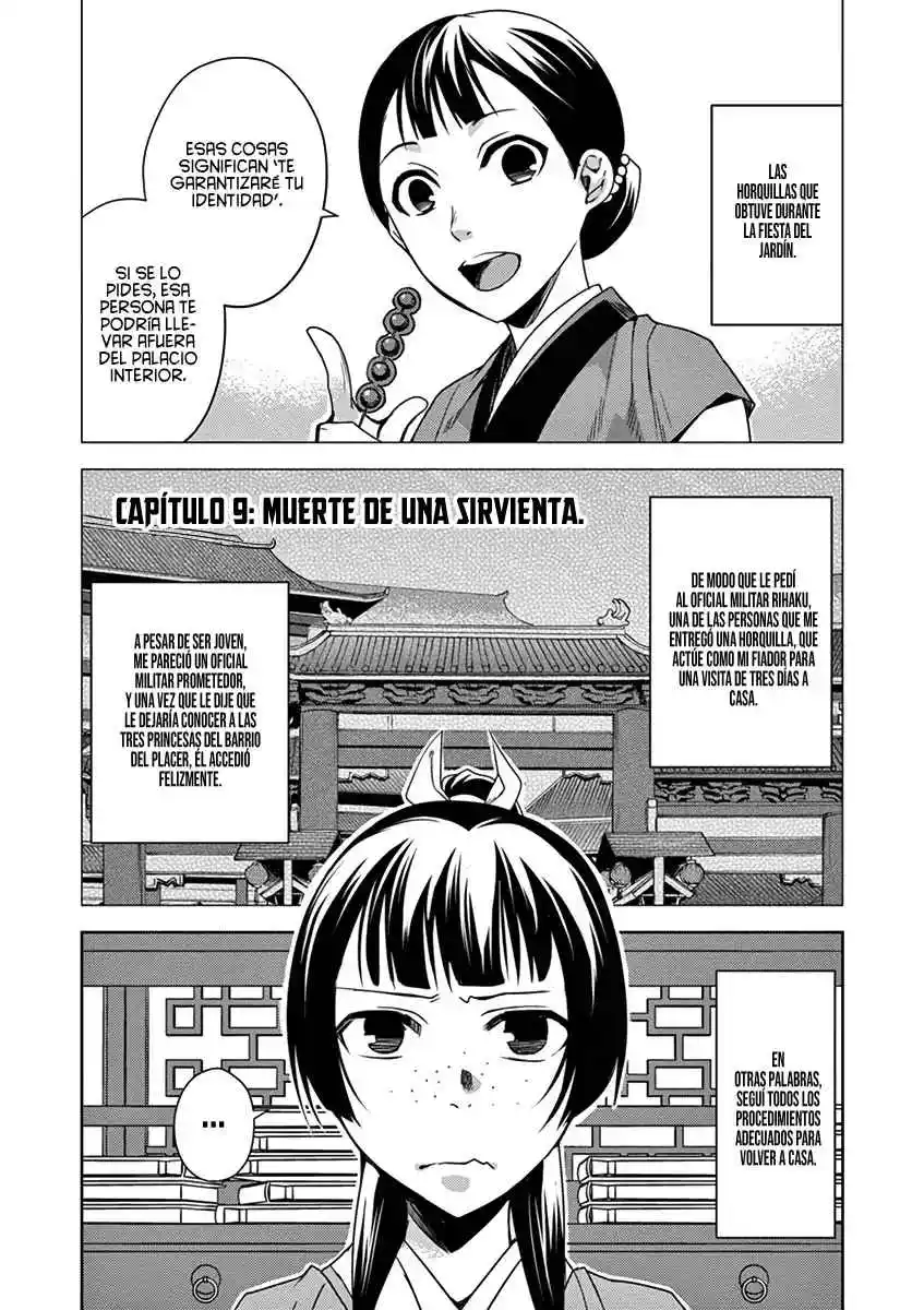 Los Diarios De La Boticaria. – El Diario De Los Misterios Del Palacio Interior De MaoMao. - Capítulo 9 - Página 4 - LectorTMOo