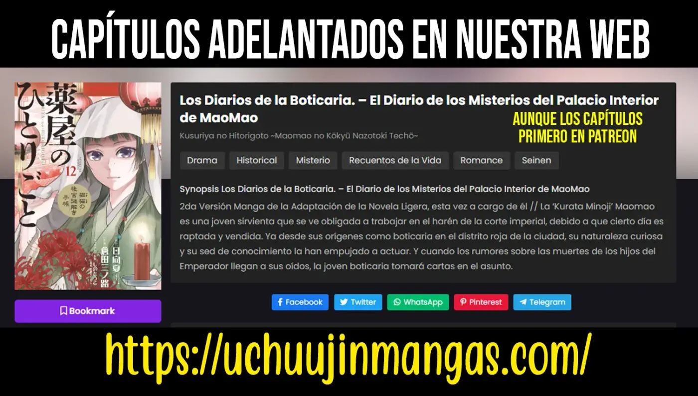 Los Diarios De La Boticaria. – El Diario De Los Misterios Del Palacio Interior De MaoMao. - Capítulo 99 - Página 4 - LectorTMOo