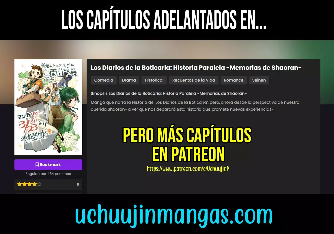 Los Diarios De La Boticaria: Historia Paralela -Memorias De Shaoran- capítulo 5 página 4