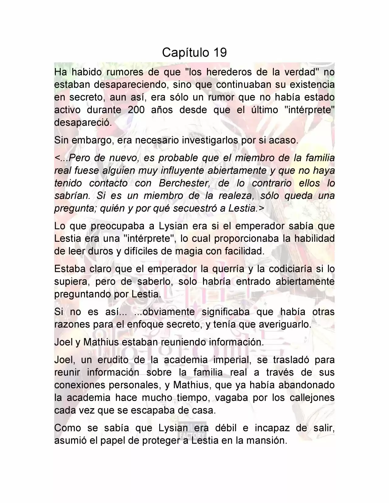Los Hermanos Peligrosos De La Princesa. (Novela) - Capítulo 19 - Página 3 - LectorTMOo