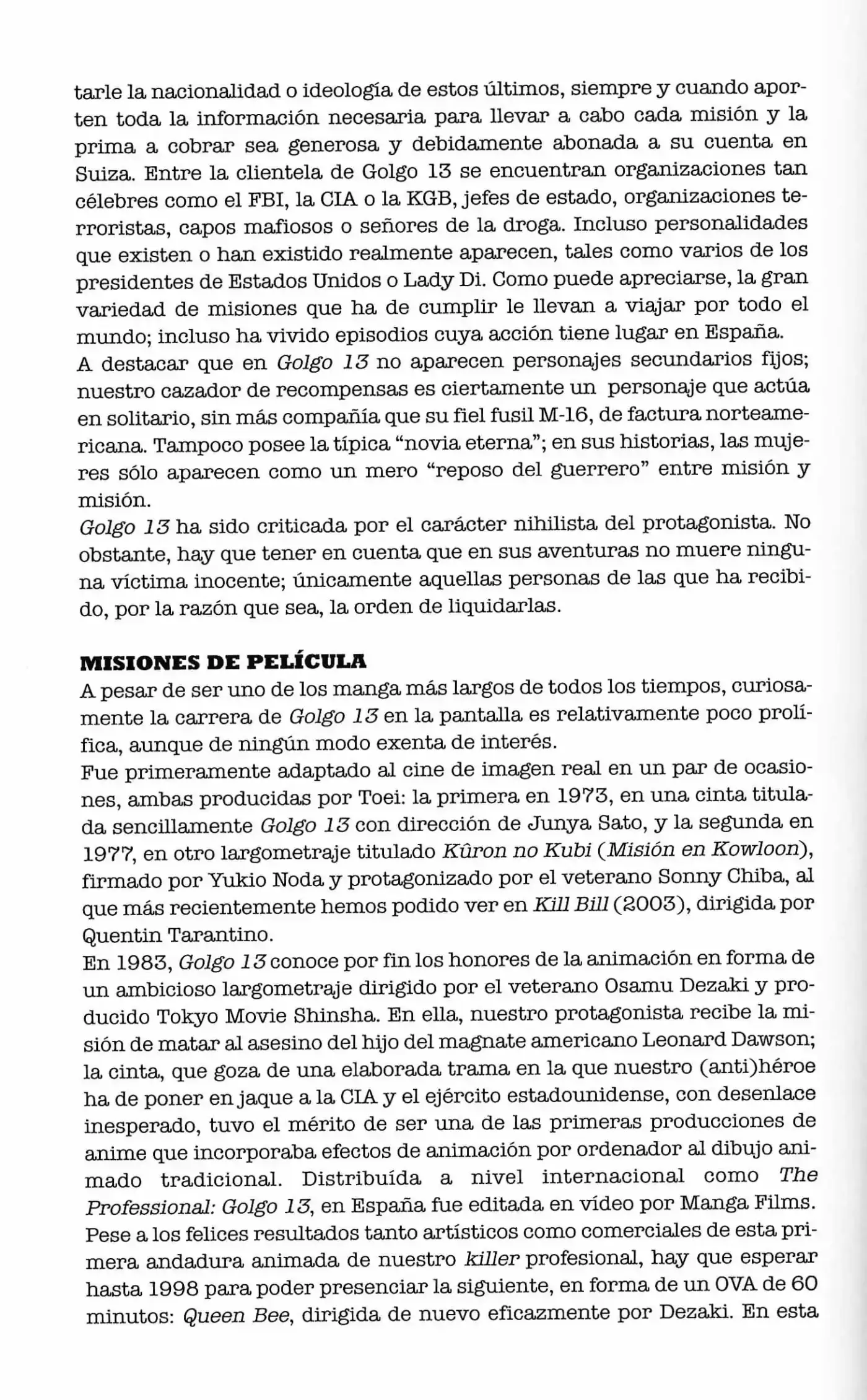 Los Mejores 13 Episodios De Golgo 13 - Capítulo 2 - Página 81 - LectorTMOo