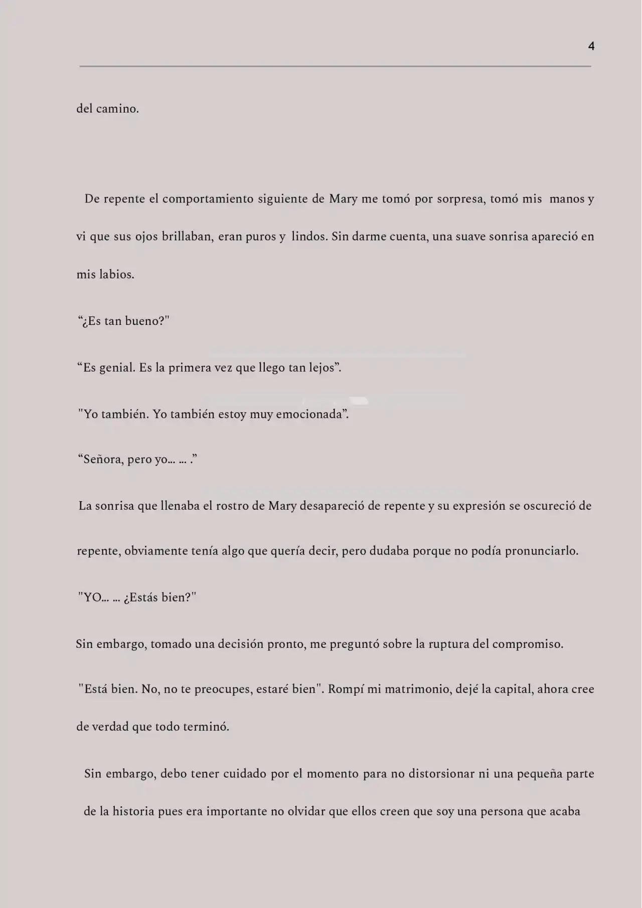Los Protagonistas Rompieron (Novela) - Capítulo 7 - Página 5 - LectorTMOo