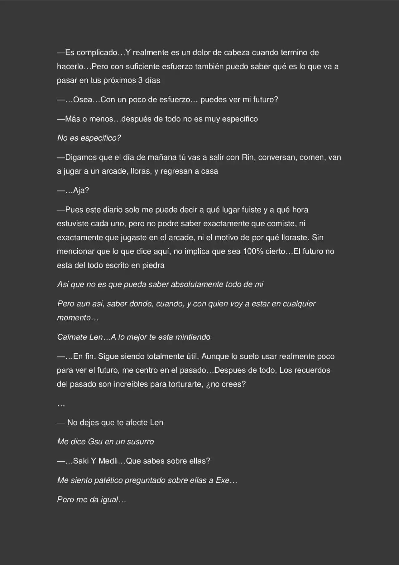 Los Secretos De La Magia Y Sangre (Novela) - Capítulo 11 - Página 8 - LectorTMOo