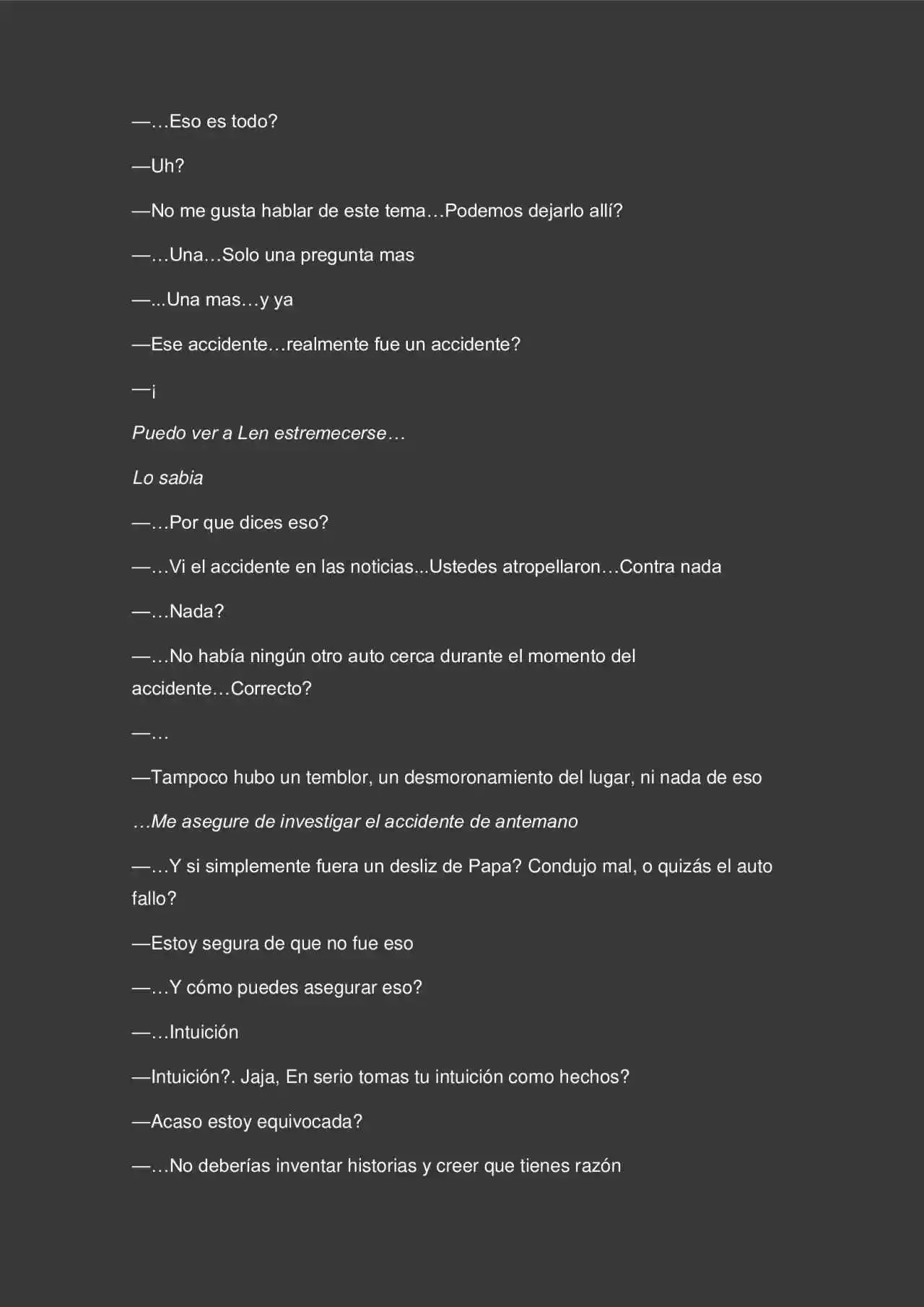 Los Secretos De La Magia Y Sangre (Novela) - Capítulo 16 - Página 3 - LectorTMOo