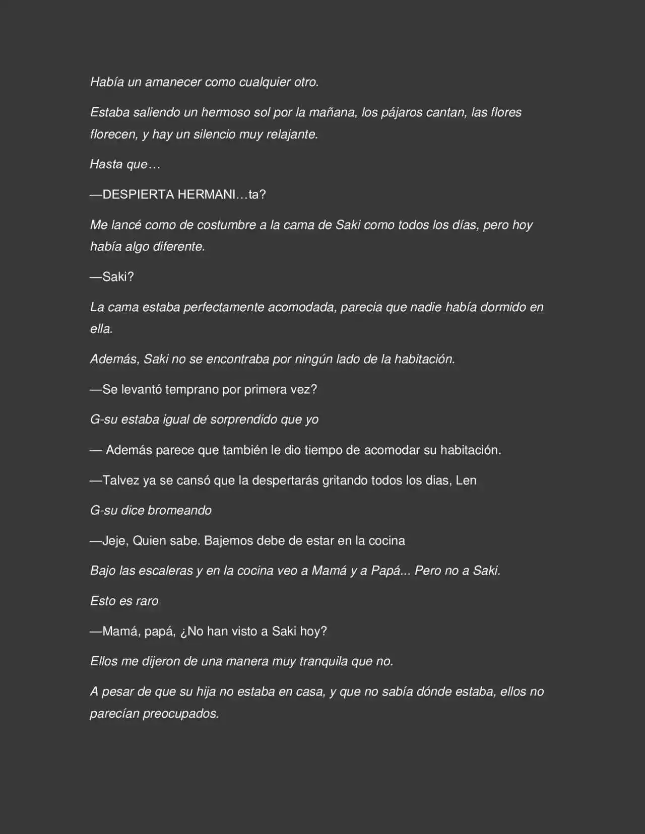 Los Secretos De La Magia Y Sangre (Novela) - Capítulo 3 - Página 1 - LectorTMOo