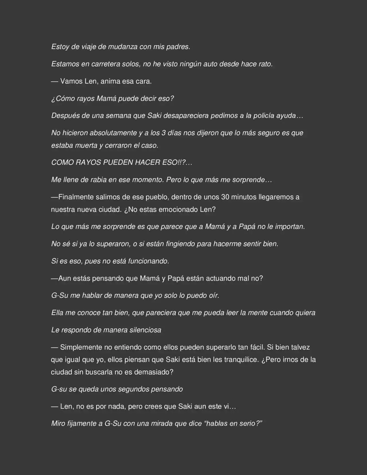 Los Secretos De La Magia Y Sangre (Novela) - Capítulo 3 - Página 3 - LectorTMOo