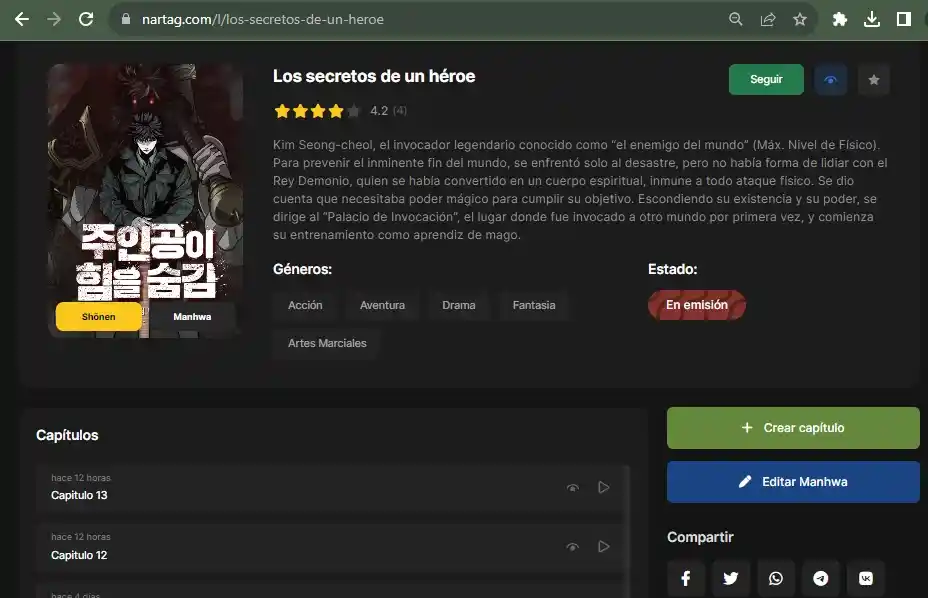 Los Secretos De Un Héroe - Capítulo 10 - Página 26 - LectorTMOo