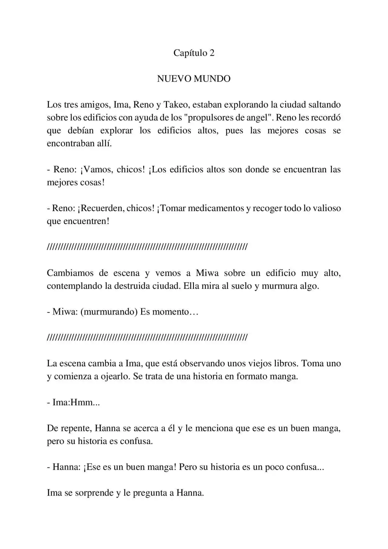 Lost Angels (Novela) - Capítulo 2 - Página 1 - LectorTMOo