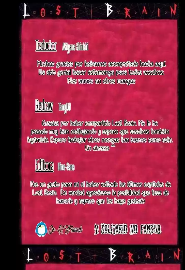 Lost Brain - Capítulo 27 - Página 21 - LectorTMOo