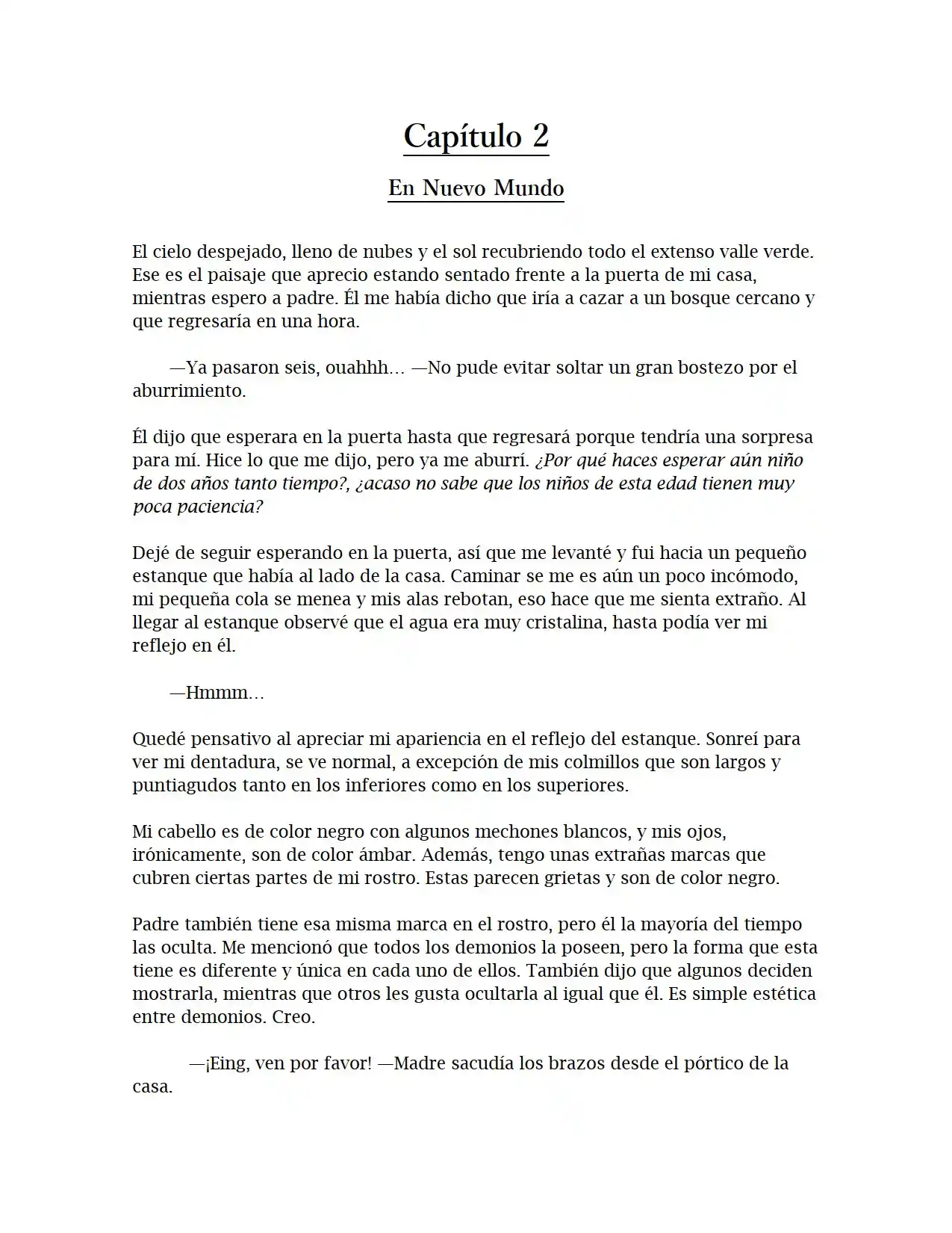 LostPast (Novela) - Capítulo 2 - Página 1 - LectorTMOo